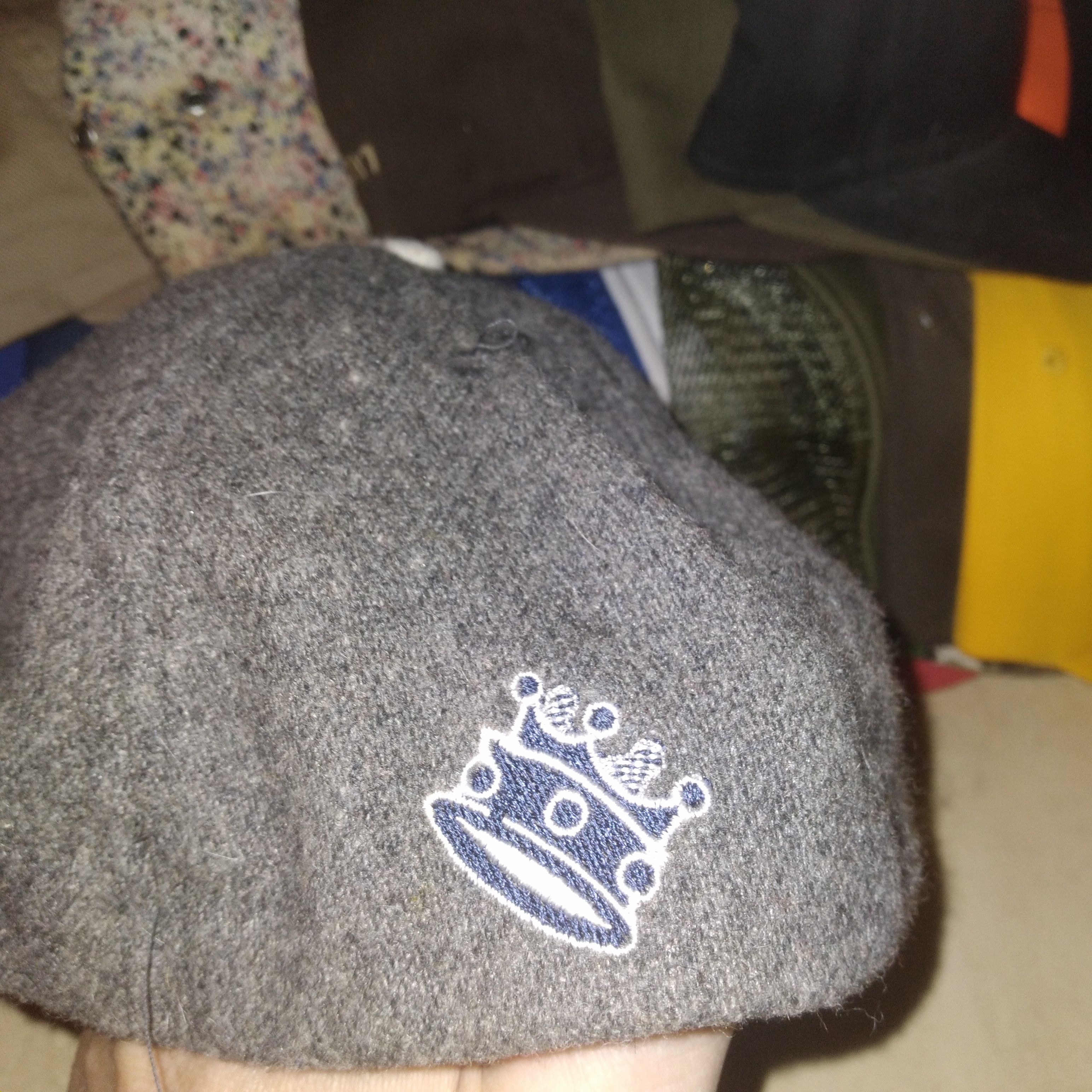 Vintage KINGPIN NYC Vtg 90s "K" Logo Wool Flex Fit Futura Graffiti Size ONE SIZE - 2 Thumbnail