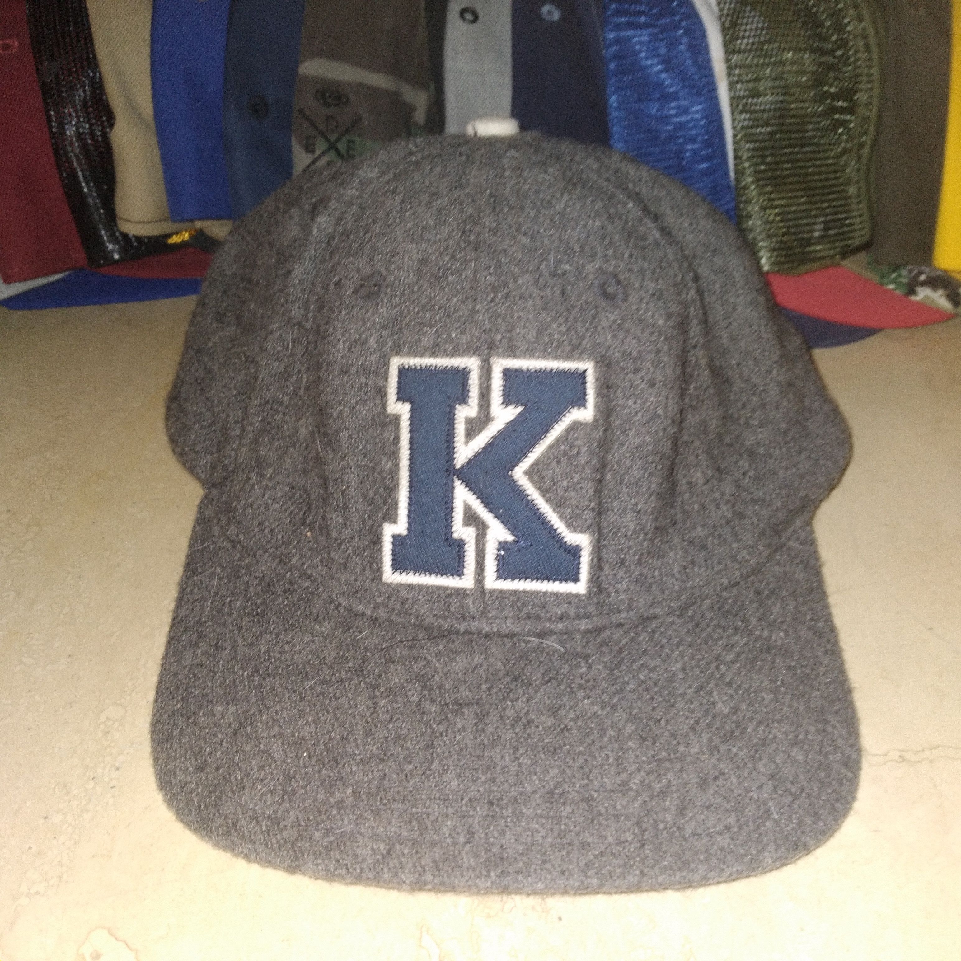 Vintage KINGPIN NYC Vtg 90s "K" Logo Wool Flex Fit Futura Graffiti Size ONE SIZE - 1 Thumbnail