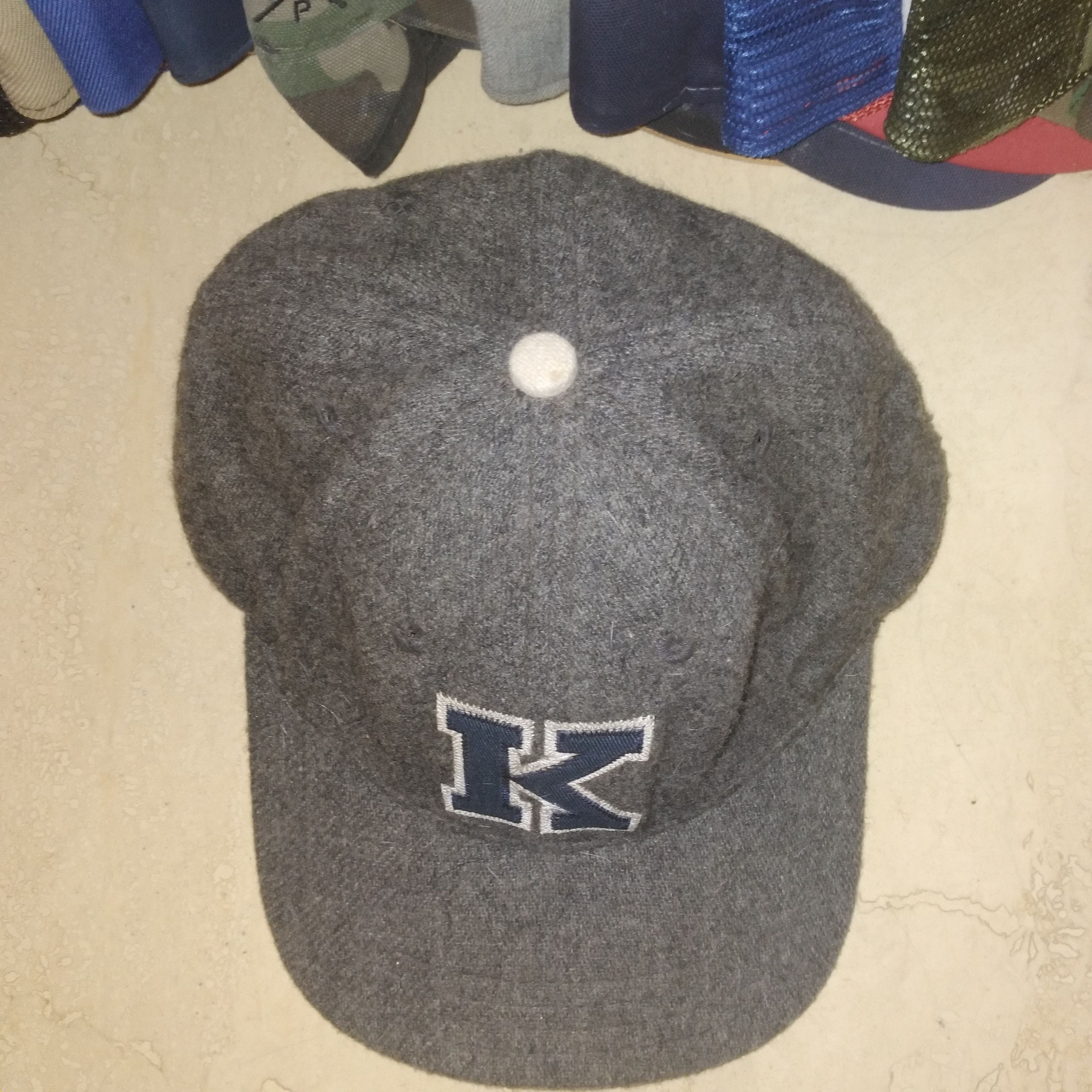 Vintage KINGPIN NYC Vtg 90s "K" Logo Wool Flex Fit Futura Graffiti Size ONE SIZE - 3 Thumbnail