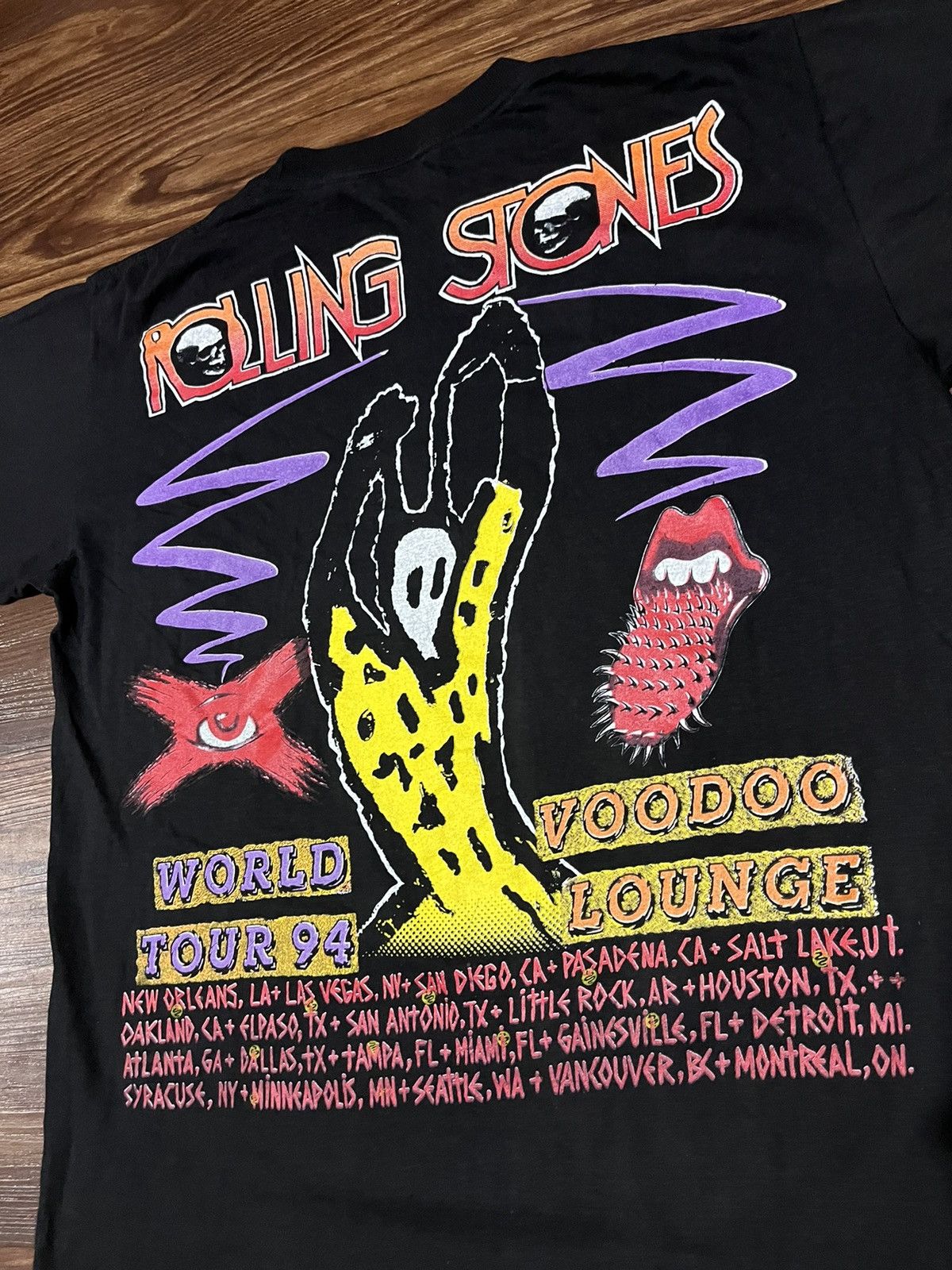 Vintage Vintage 1994 Rolling Stones voodoo lounge tee Size US XL / EU 56 / 4 - 6 Preview