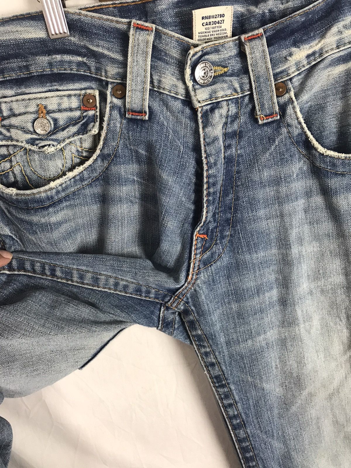 True Religion × Vintage #36 Vintage True Religion Joey Denim Jeans Size US 36 / EU 52 - 11 Thumbnail