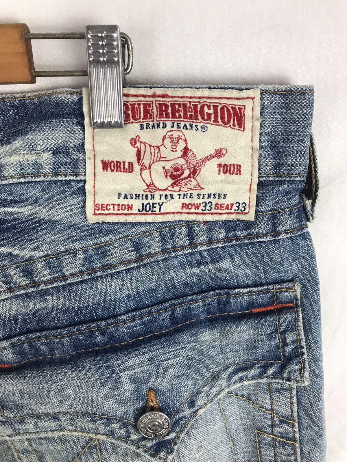 True Religion × Vintage #36 Vintage True Religion Joey Denim Jeans Size US 36 / EU 52 - 15 Thumbnail