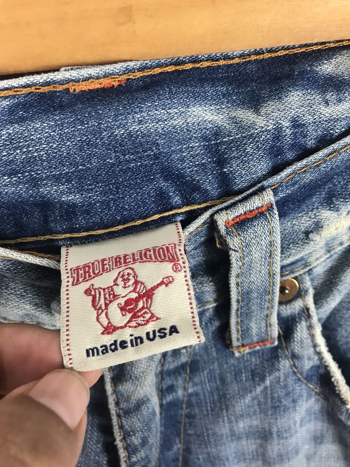 True Religion × Vintage #36 Vintage True Religion Joey Denim Jeans Size US 36 / EU 52 - 16 Thumbnail