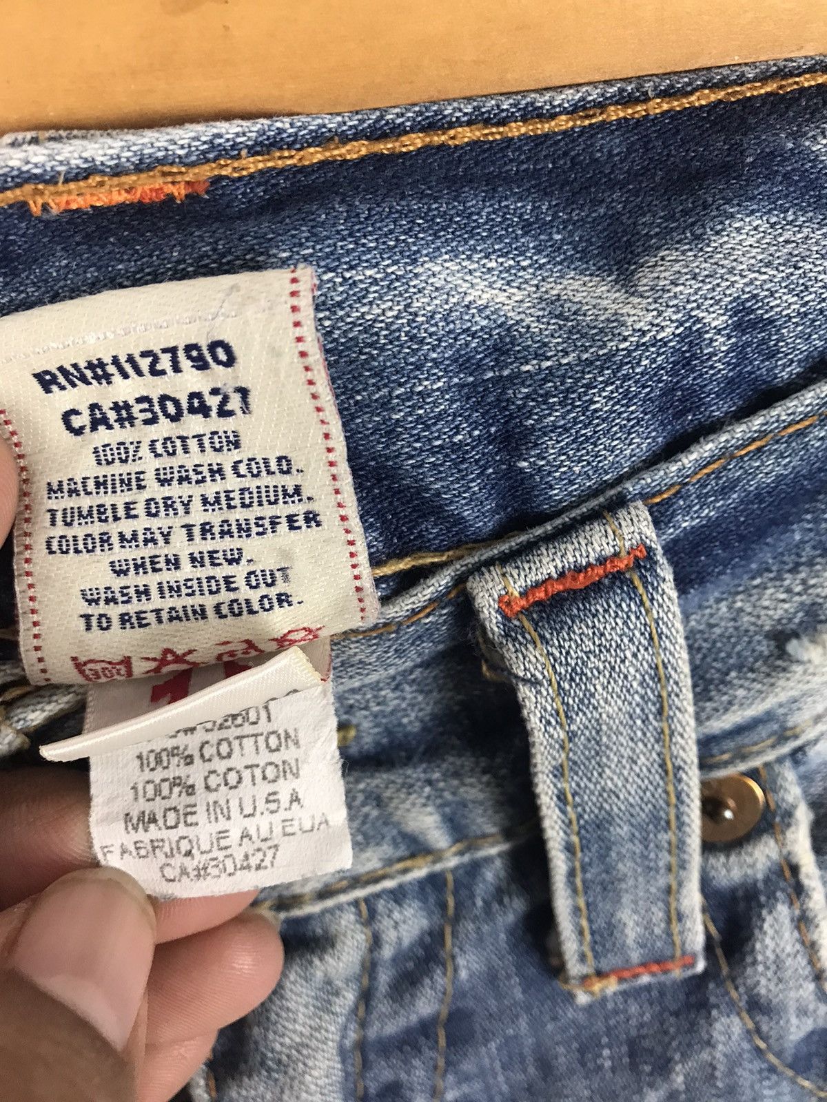 True Religion × Vintage #36 Vintage True Religion Joey Denim Jeans Size US 36 / EU 52 - 17 Thumbnail