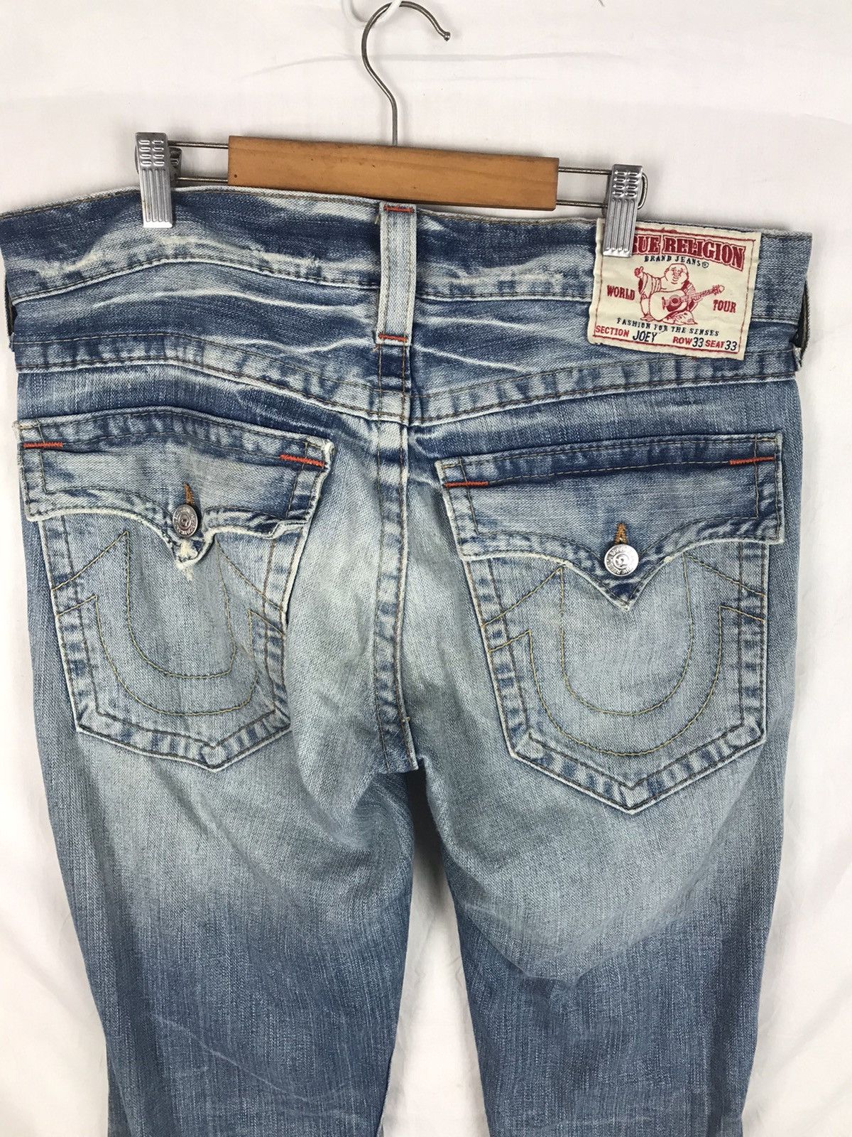 True Religion × Vintage #36 Vintage True Religion Joey Denim Jeans Size US 36 / EU 52 - 14 Thumbnail
