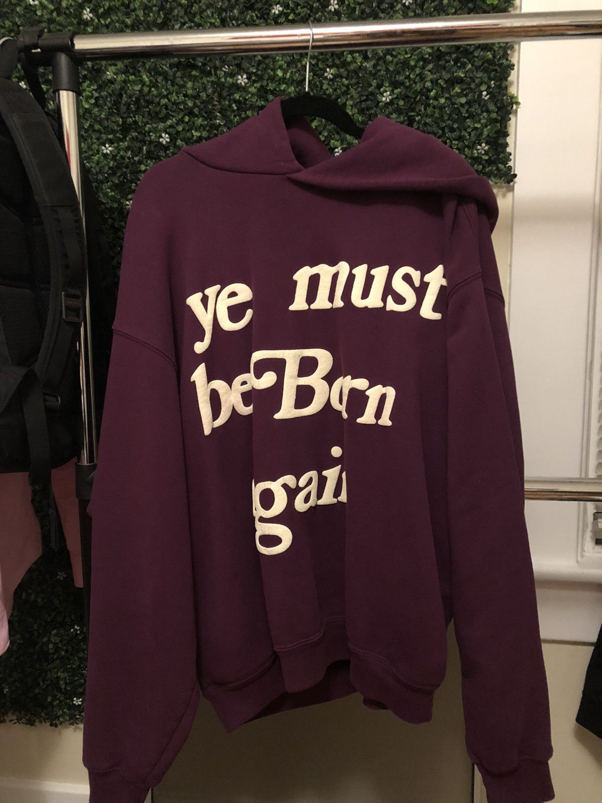 On sale Ye Must Be Born Again Hoodie Size L