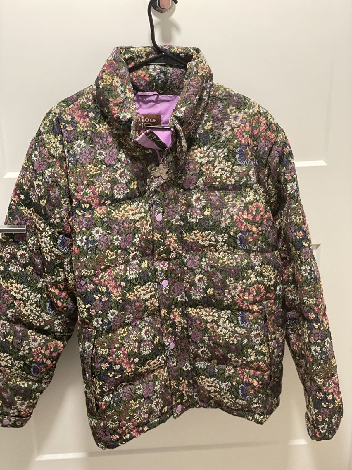 Golf Wang Floral Puffer Jacket 18AW - ダウンジャケット