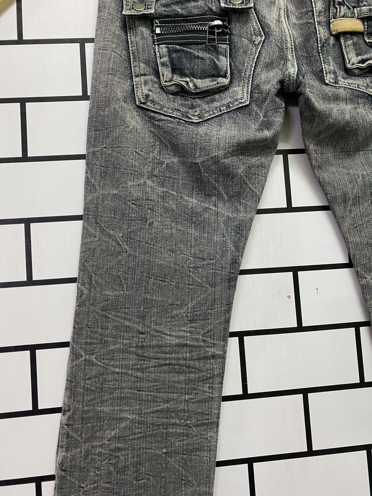 Hysteric Glamour Flared DAILY NEWS Claw Mark Low Rise Boot Cut Denim Size US 30 / EU 46 - 14 Thumbnail