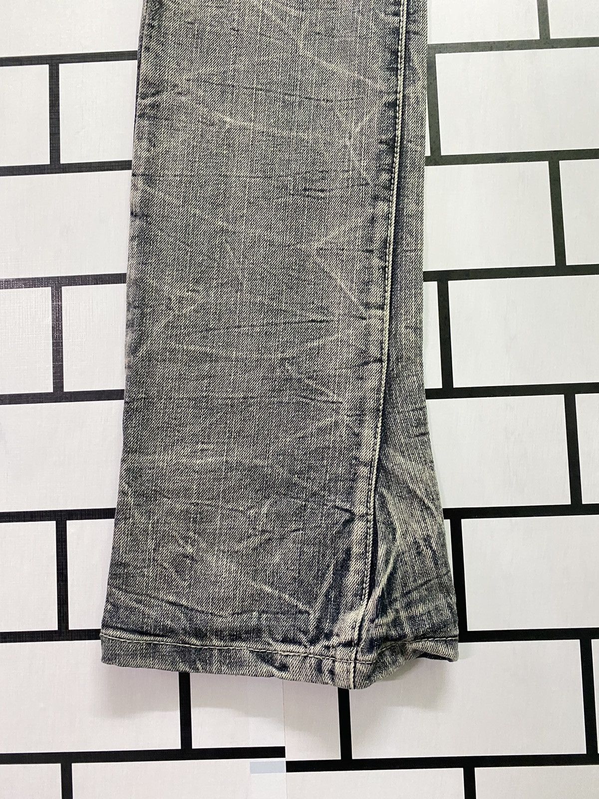 Hysteric Glamour Flared DAILY NEWS Claw Mark Low Rise Boot Cut Denim Size US 30 / EU 46 - 9 Thumbnail
