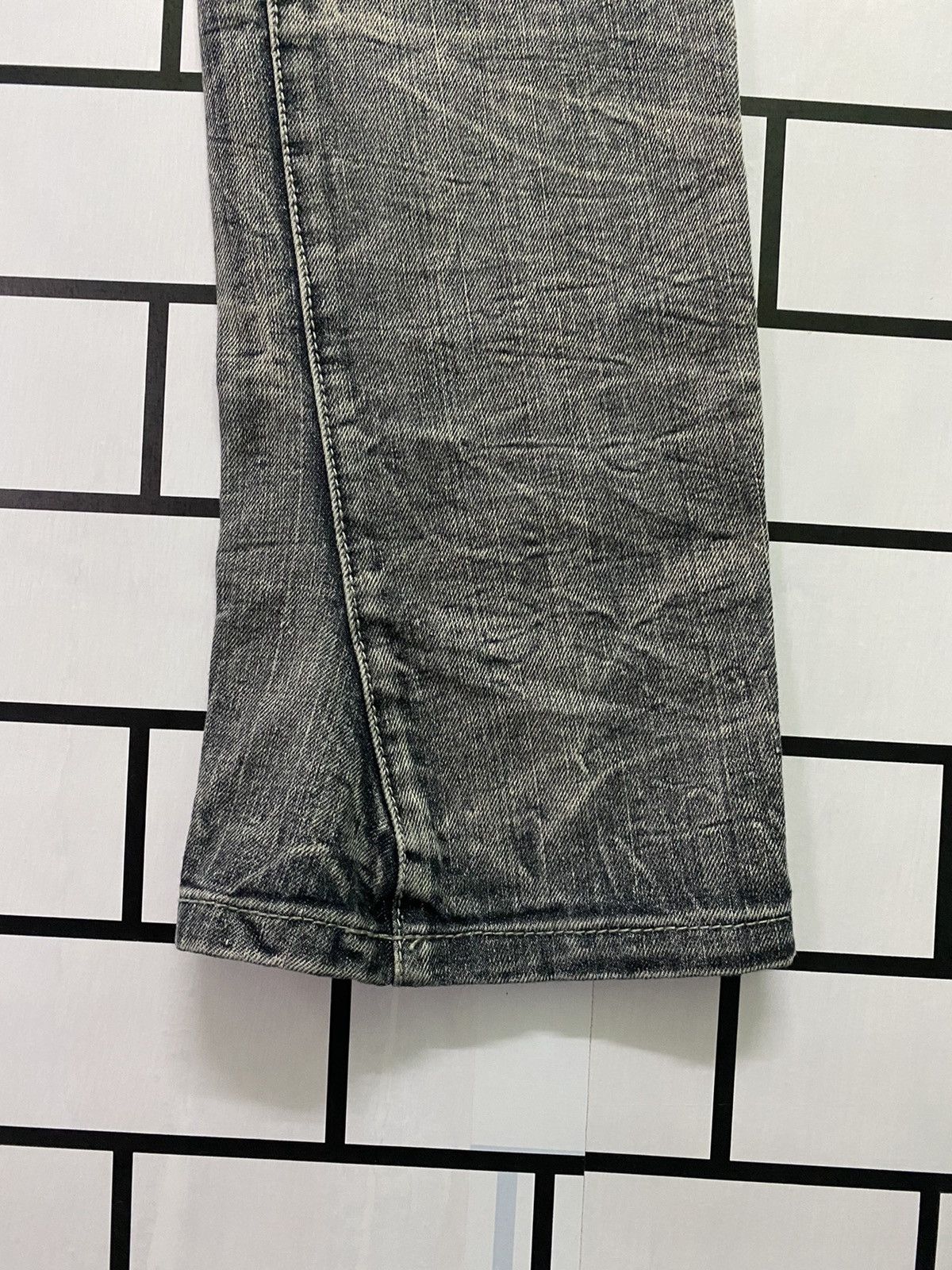 Hysteric Glamour Flared DAILY NEWS Claw Mark Low Rise Boot Cut Denim Size US 30 / EU 46 - 11 Thumbnail