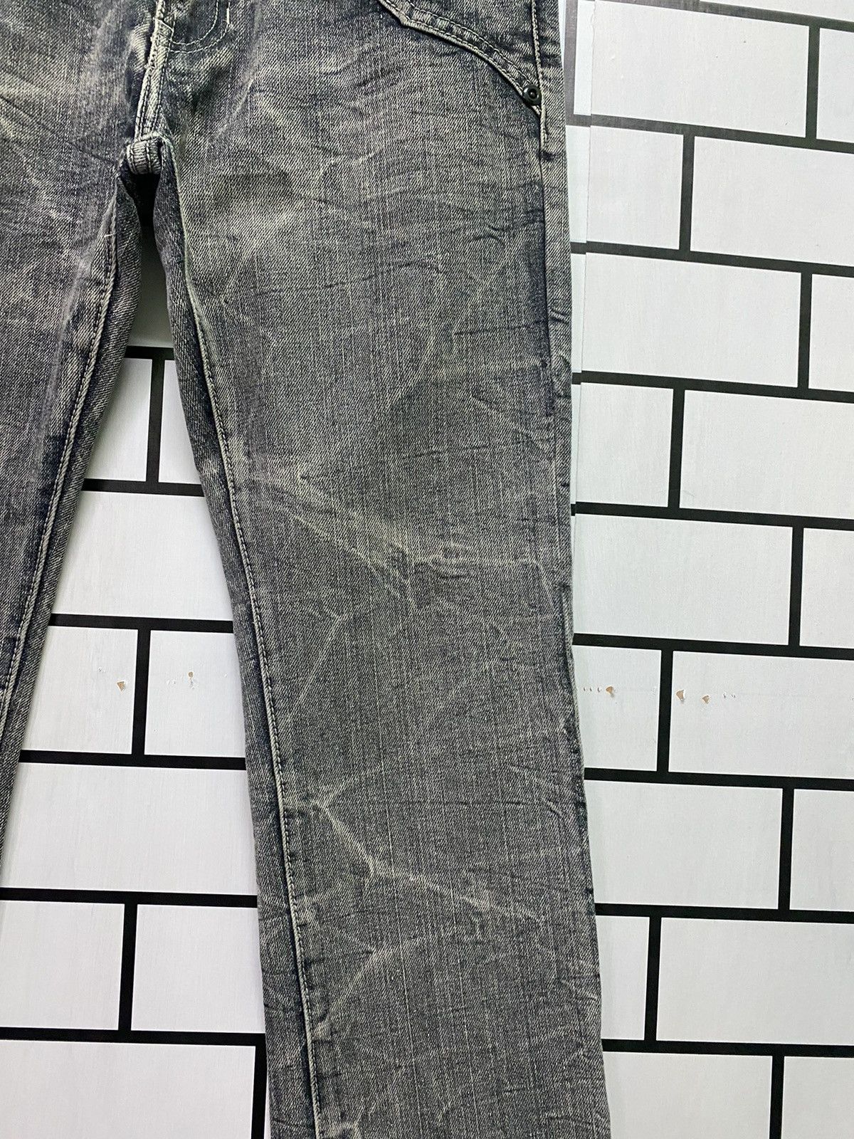 Hysteric Glamour Flared DAILY NEWS Claw Mark Low Rise Boot Cut Denim Size US 30 / EU 46 - 8 Thumbnail