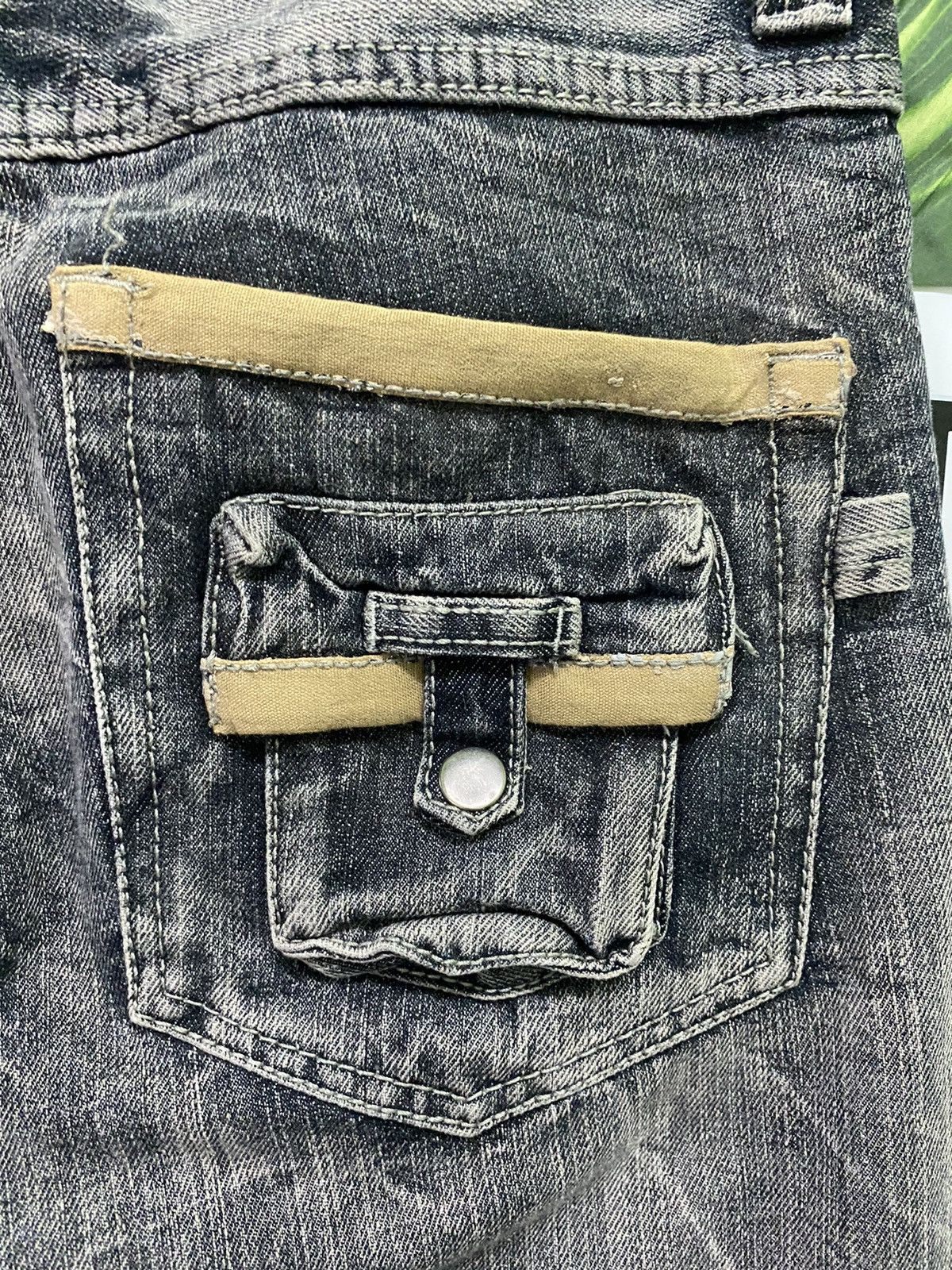 Hysteric Glamour Flared DAILY NEWS Claw Mark Low Rise Boot Cut Denim Size US 30 / EU 46 - 13 Thumbnail