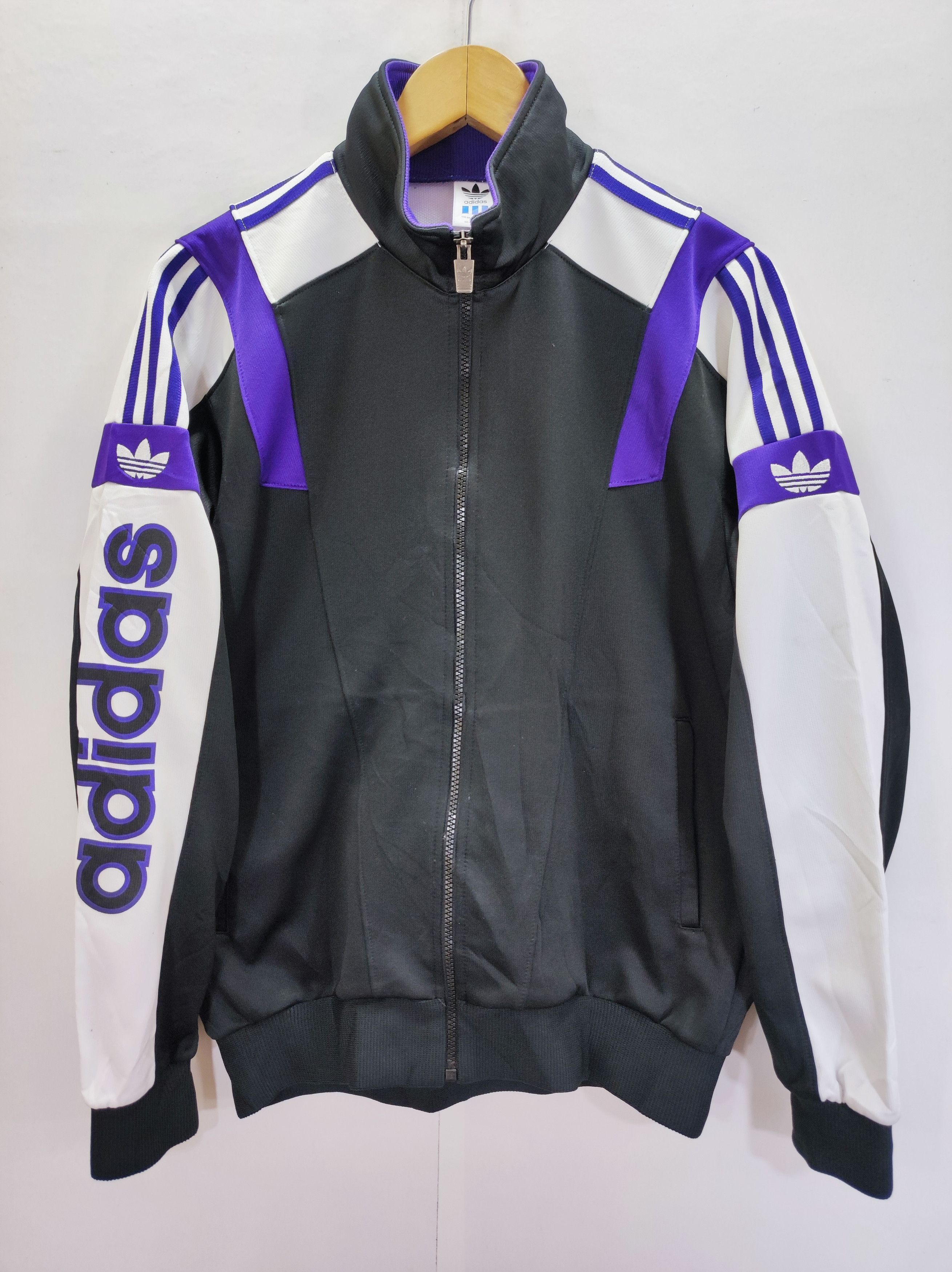 【90s】DESCENTE adidas track jacket Vintage 90s Trefoil Adidas X Descente Track Jacket Boxy