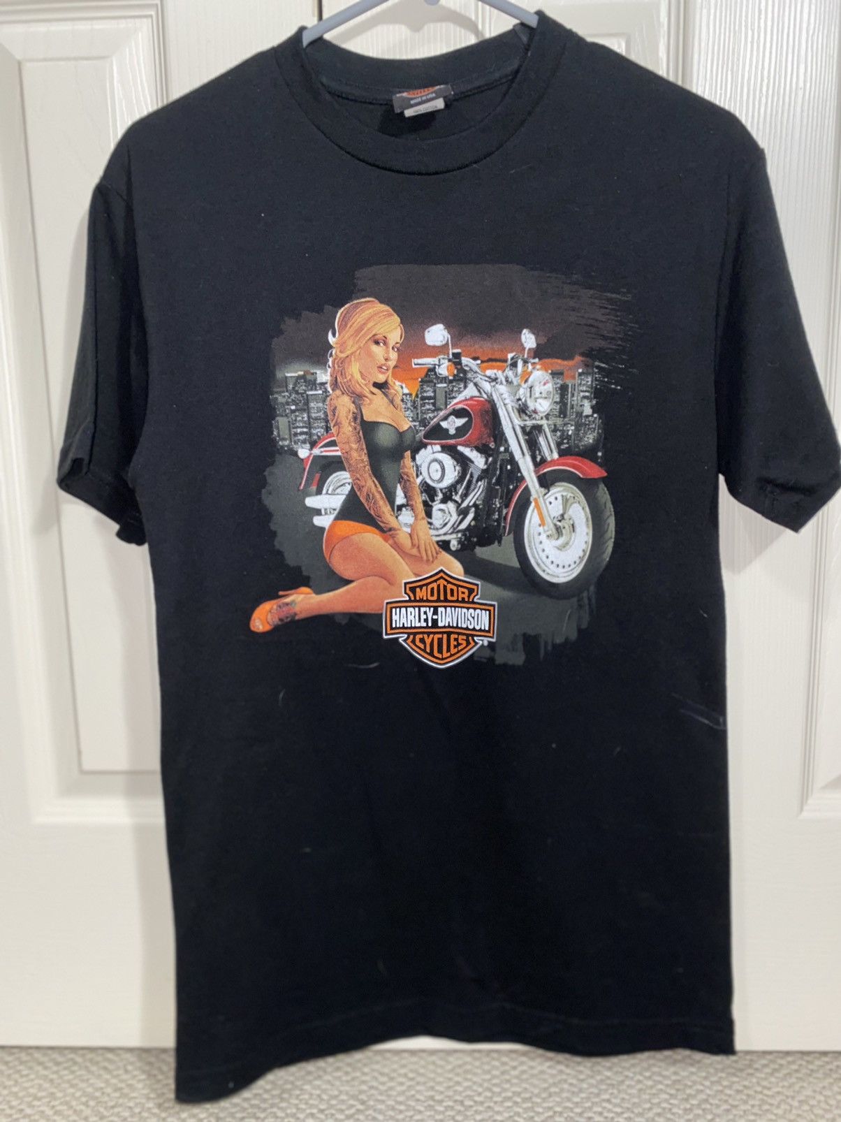 Harley Davidson Harley Davidson Pin Up Girl Tee Size US S / EU 44-46 / 1 - 1 Thumbnail