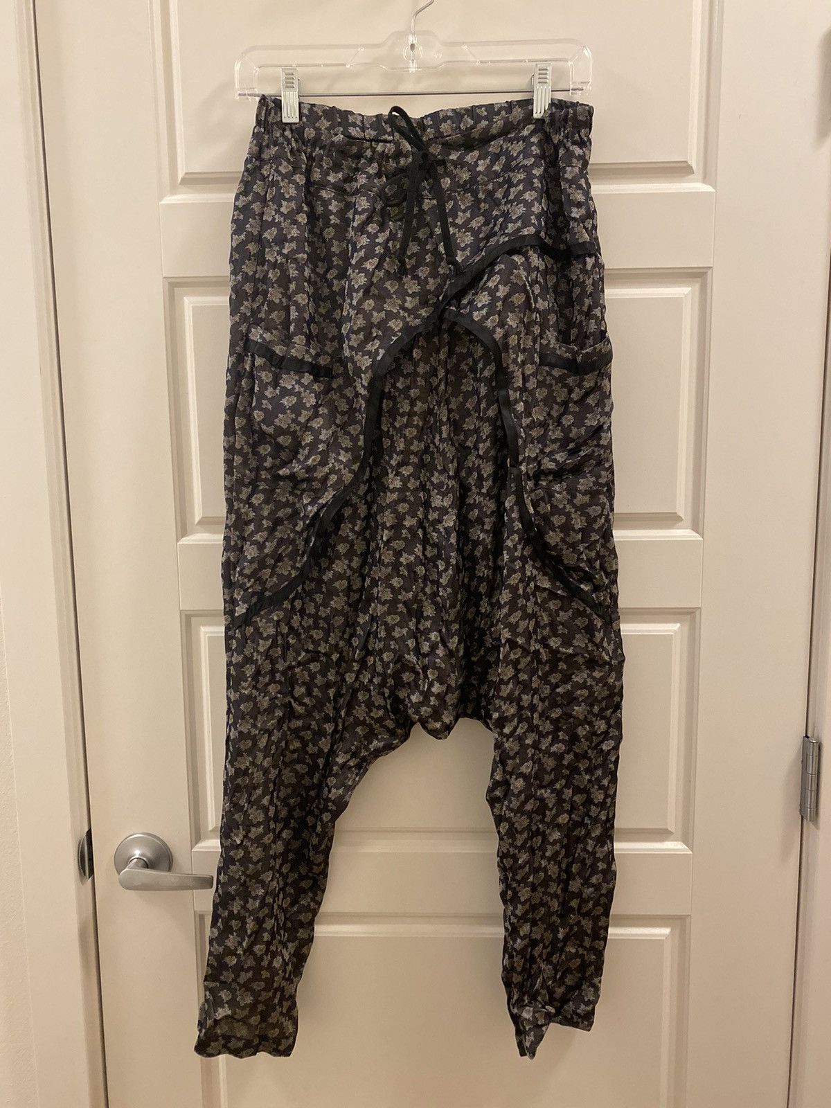 Silk-Blend harem pants