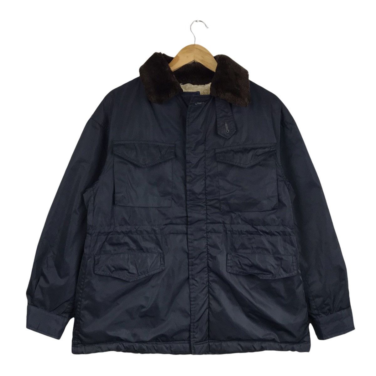 Vintage Vintage Houston Brand Sherpa Rainwear Hunting Parka Jacket Size US M / EU 48-50 / 2 - 1 Thumbnail