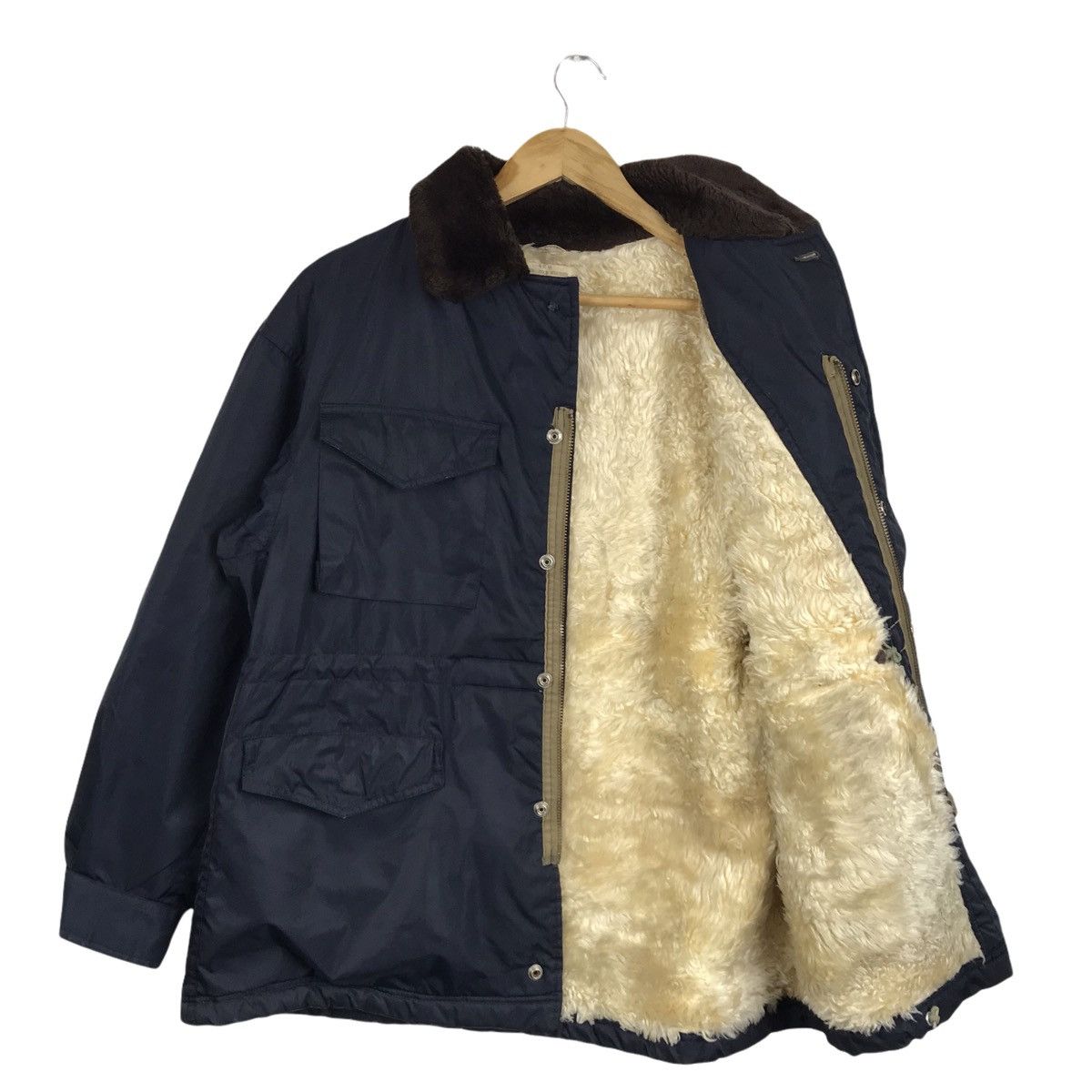 Vintage Vintage Houston Brand Sherpa Rainwear Hunting Parka Jacket Size US M / EU 48-50 / 2 - 6 Thumbnail