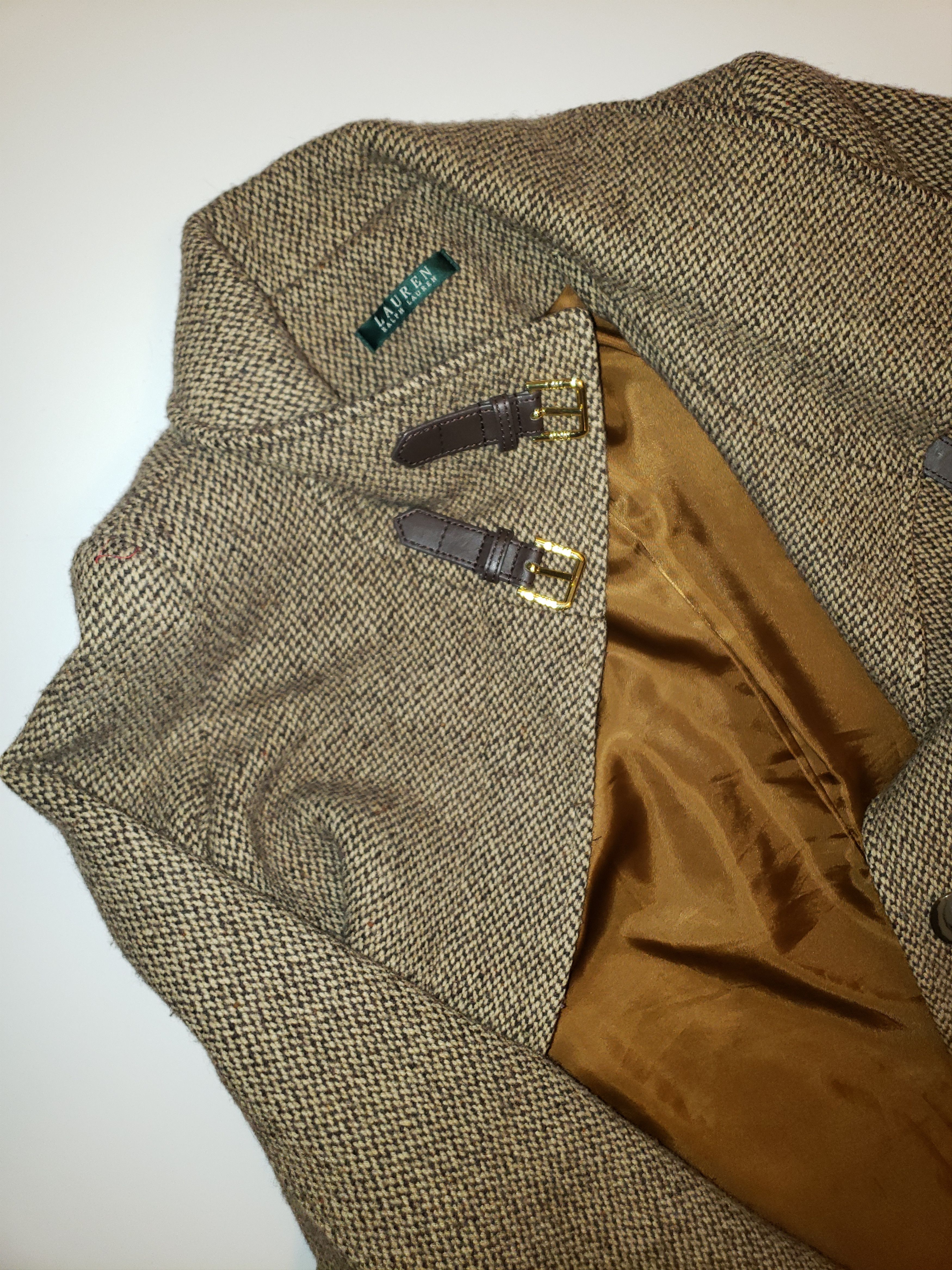 Lauren Ralph Lauren Tweed Heavyweight Coat Size XS / US 0-2 / IT 36-38 - 2 Thumbnail