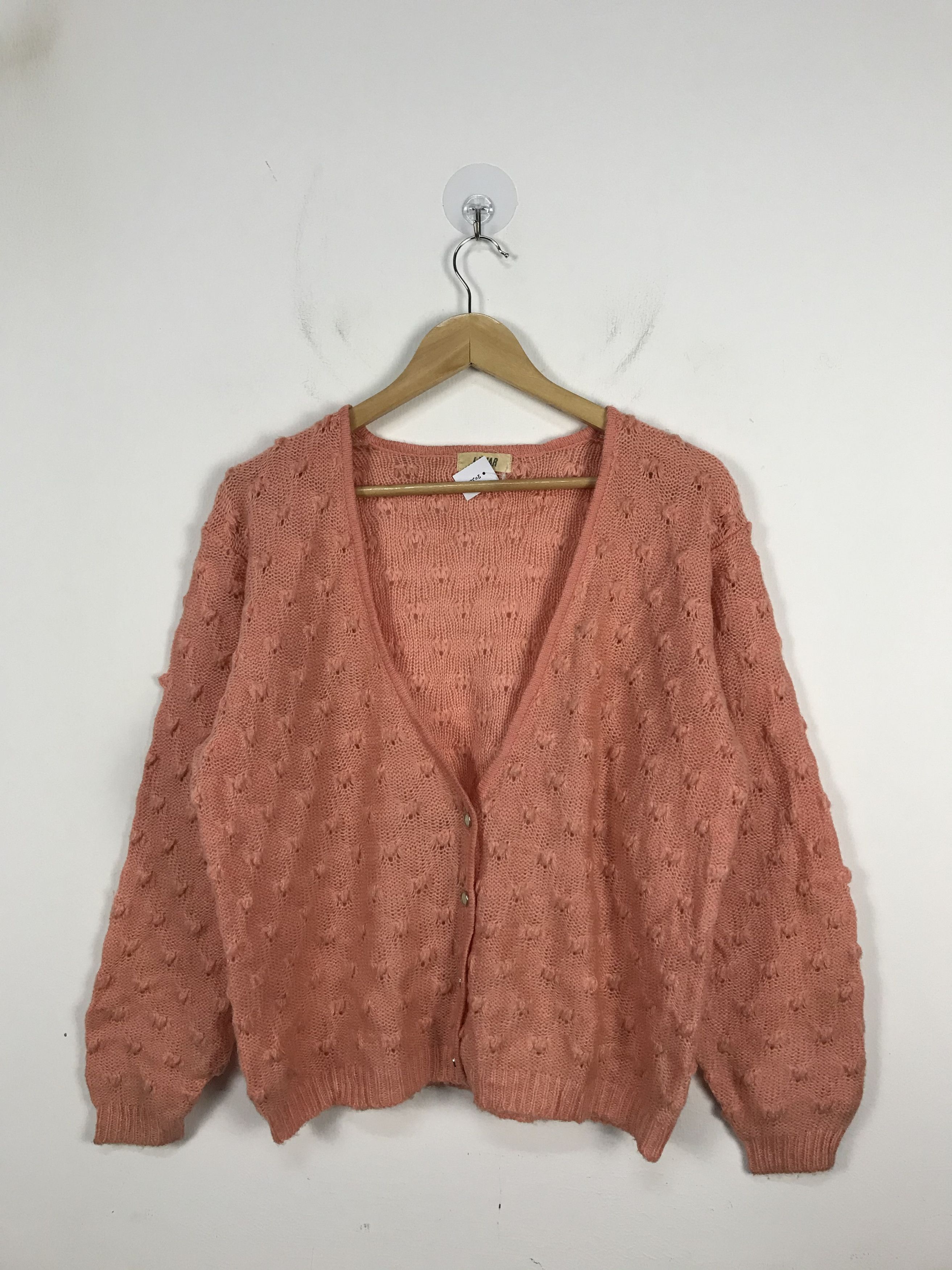 Lunar Crochet Polkadot Knit Cardigan #3020