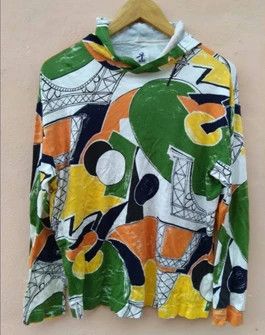 Issey Miyake 💣OFFER Vtg HAI SPORTING GEAR Rare Design Tshirt Hoodie Size US M / EU 48-50 / 2 - 1 Thumbnail