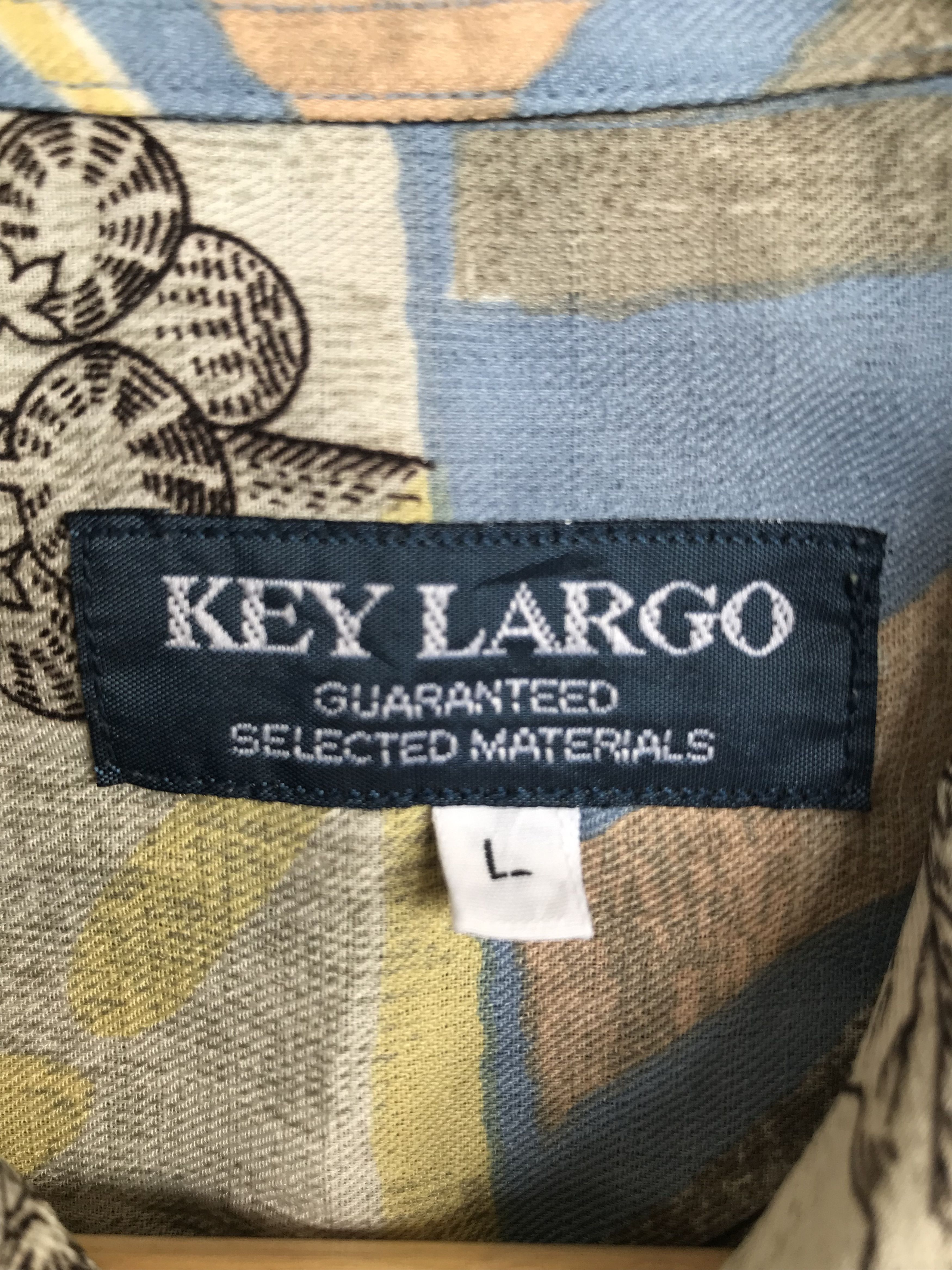 Japanese Brand Japanese Brand KEY LARGO Abstract Geometry Art Button Down Size US L / EU 52-54 / 3 - 11 Thumbnail