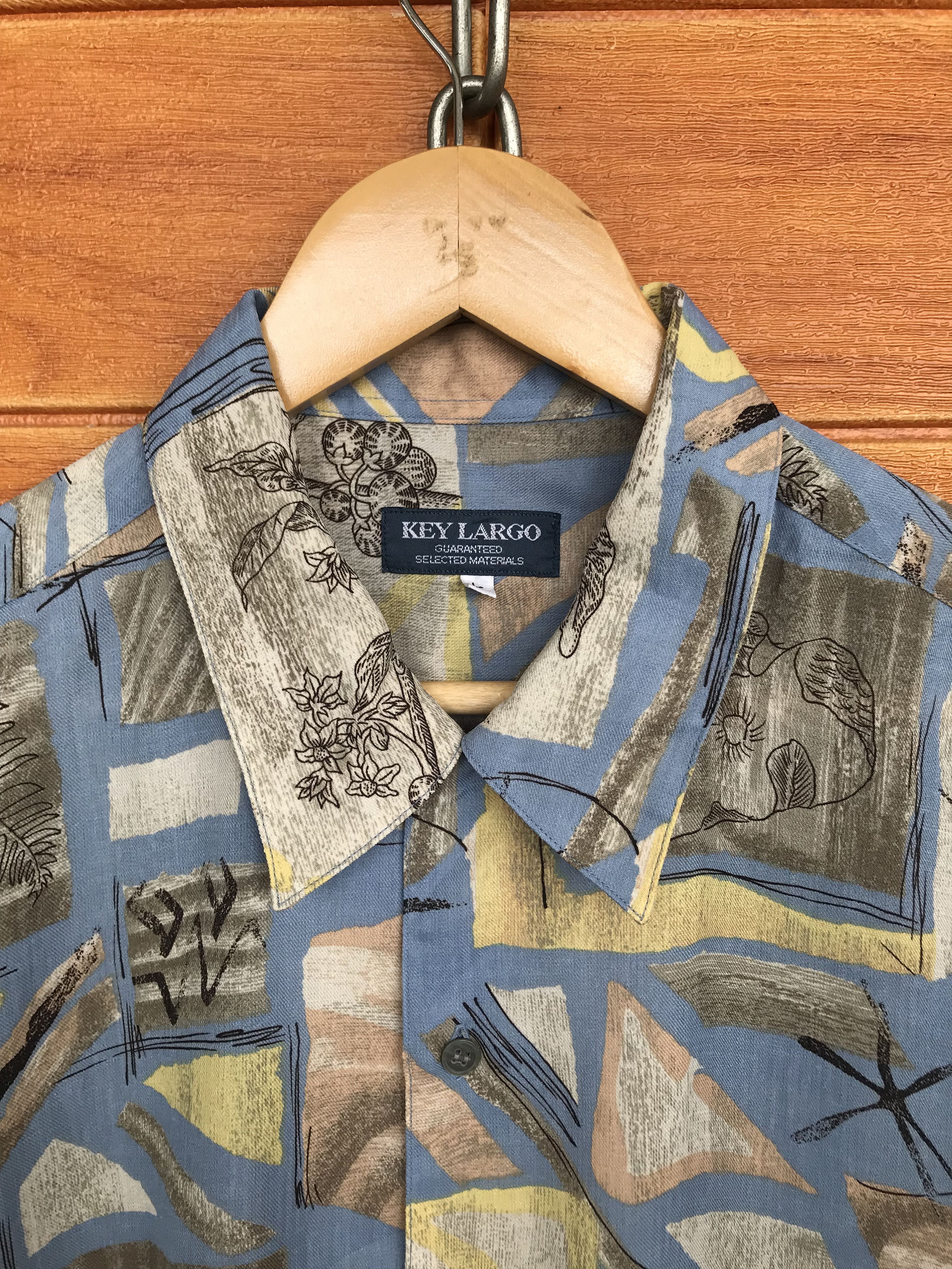 Japanese Brand Japanese Brand KEY LARGO Abstract Geometry Art Button Down Size US L / EU 52-54 / 3 - 1 Thumbnail