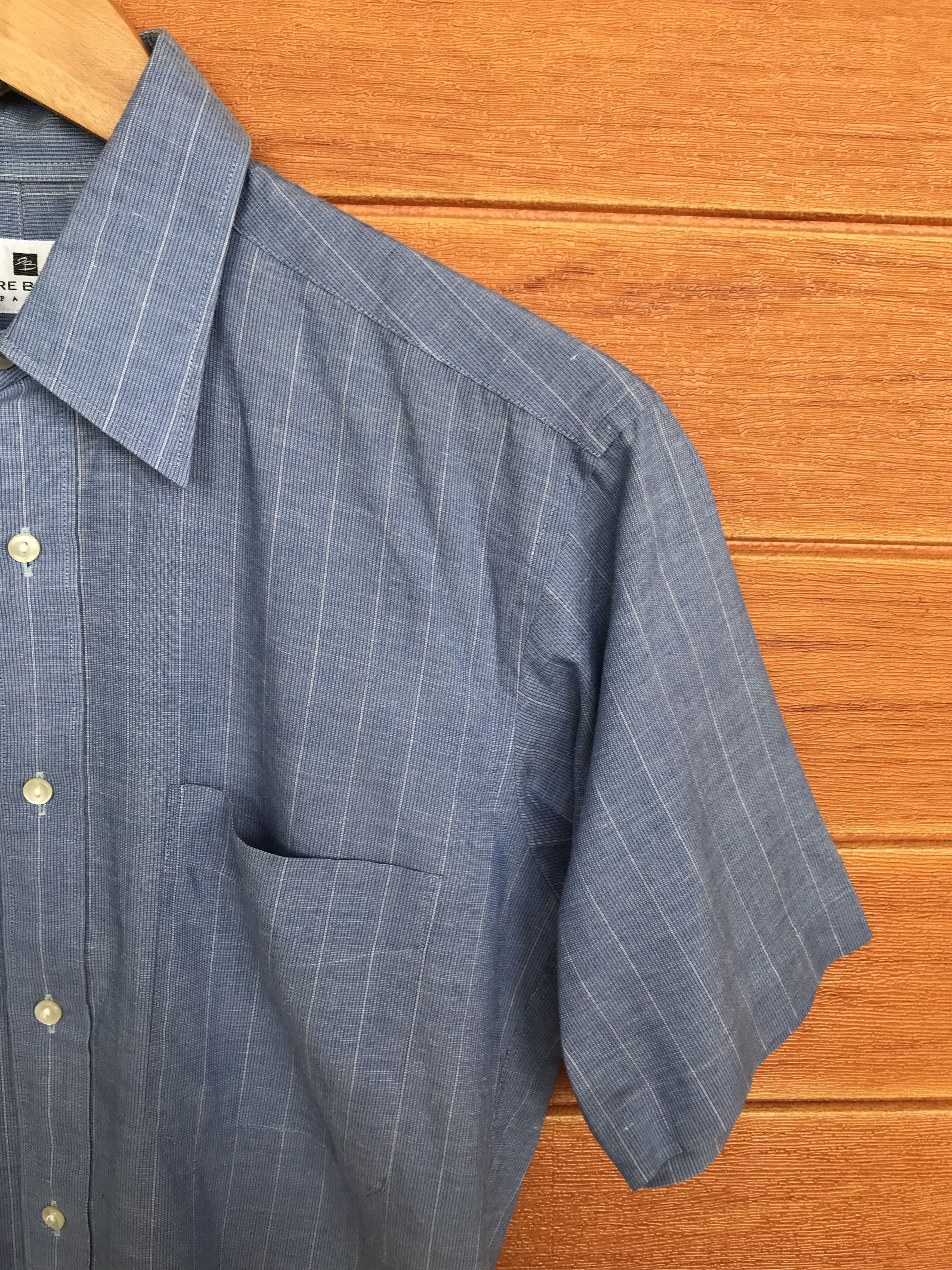 Pierre Balmain × Vintage Vintage PIERRE BALMAIN PARIS Striped Button Up Shirt Size US S / EU 44-46 / 1 - 3 Thumbnail