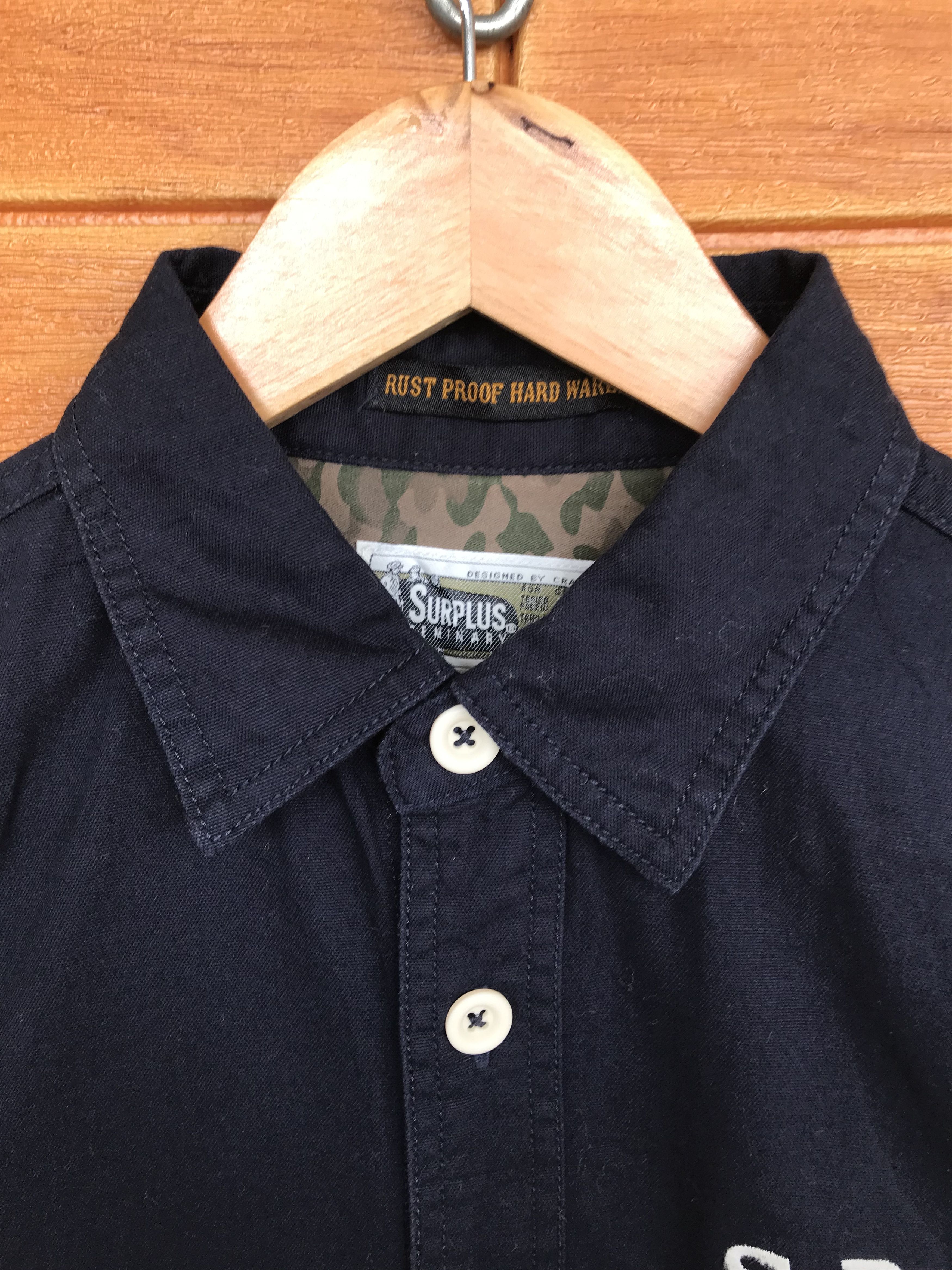 Japanese Brand SURPLUS S-P-C-O Craftsmen Button Up Shirt Size US M / EU 48-50 / 2 - 2 Thumbnail