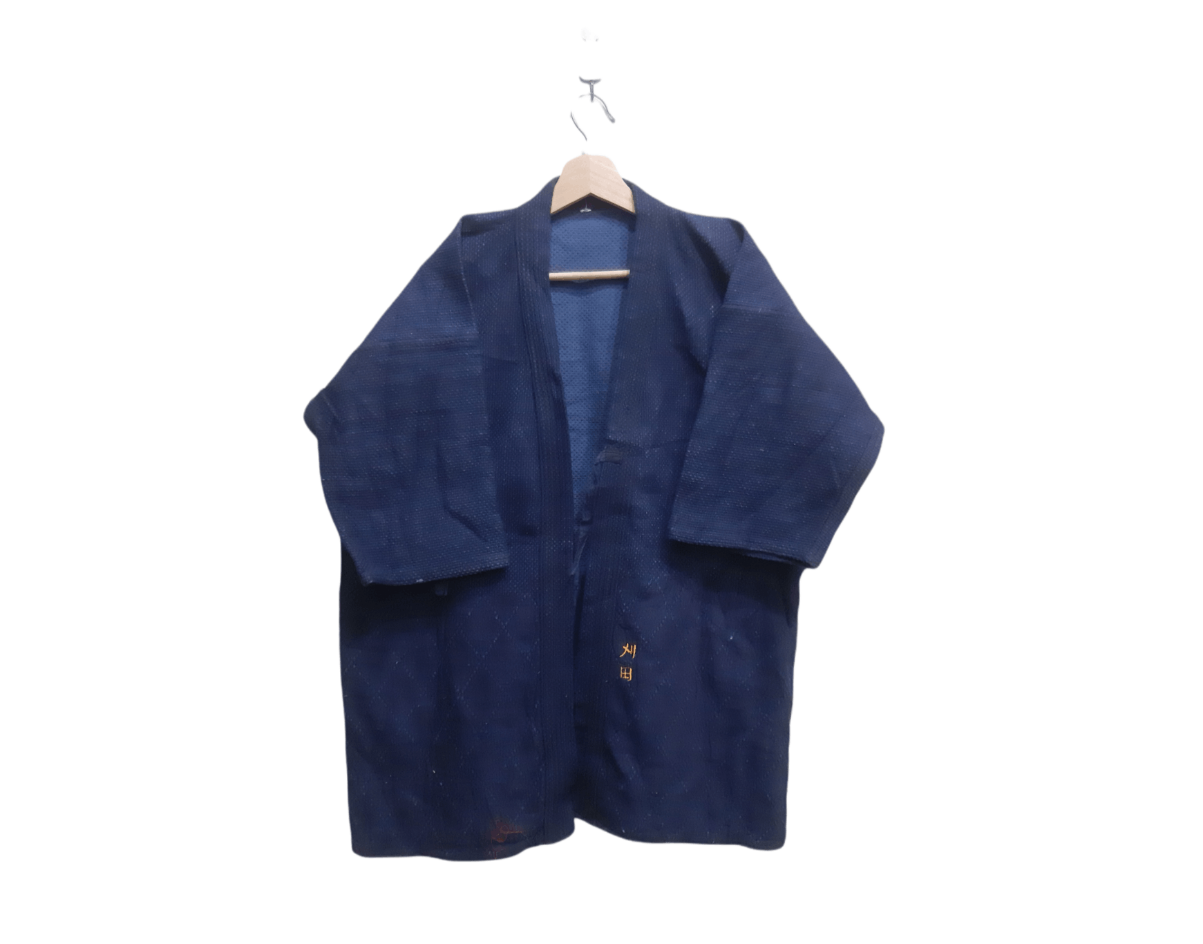 Indigo True Vintage Japanese Indigo Noragi Sashiko Kimono Size US L / EU 52-54 / 3 - 3 Thumbnail