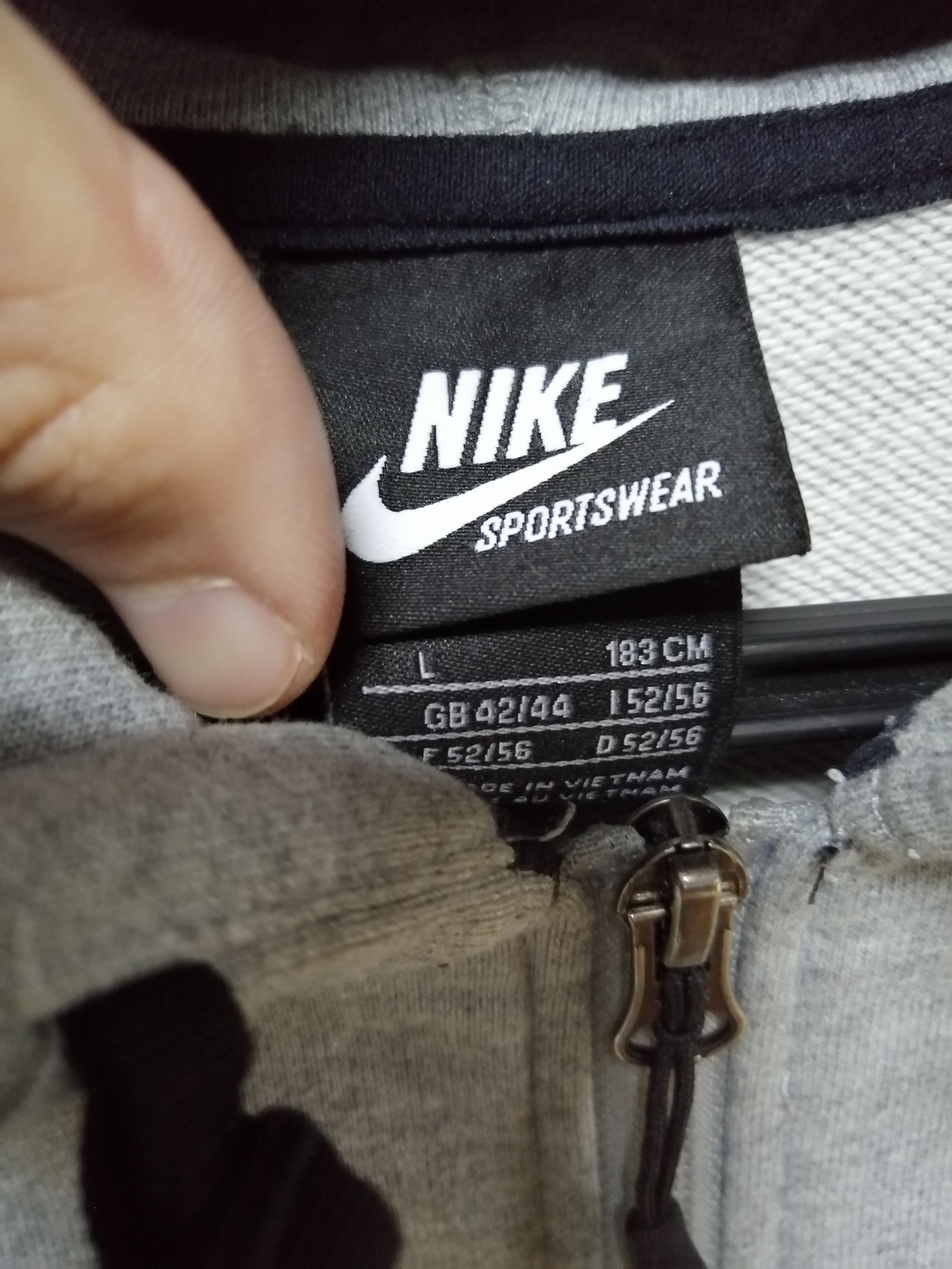 Japanese Brand Rare Nike zip hoodie vintage Size US L / EU 52-54 / 3 - 5 Thumbnail