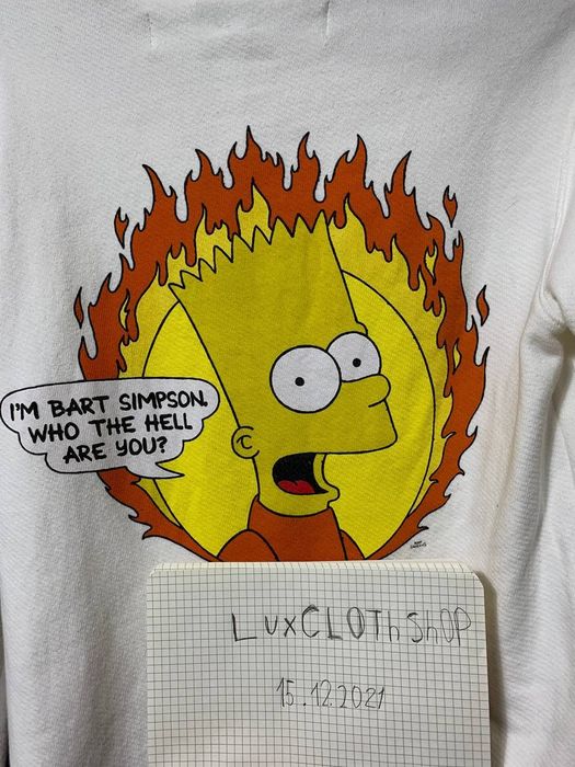 Virgil abloh bart outlet simpson