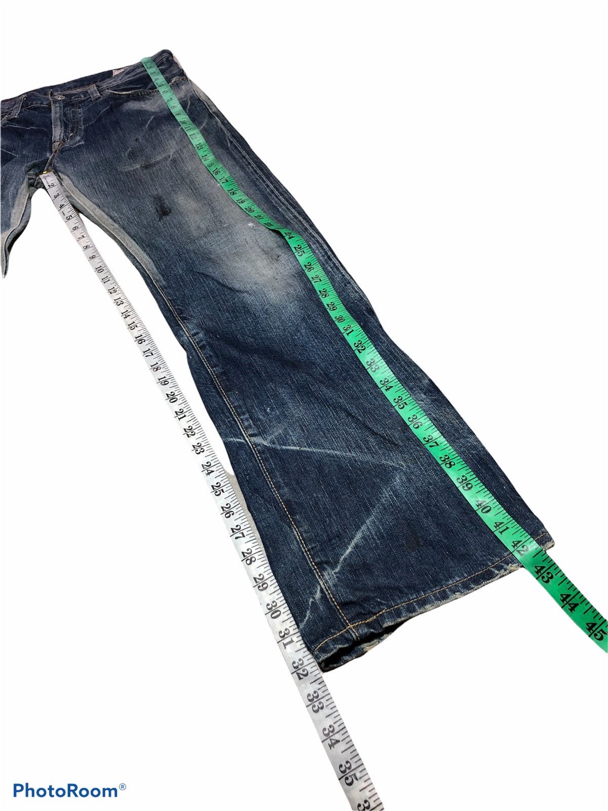 Edwin ⚡️RARE⚡️Edwin 503RV SPECIAL Rebel Vintage Painted Denim Size US 33 - 8 Thumbnail