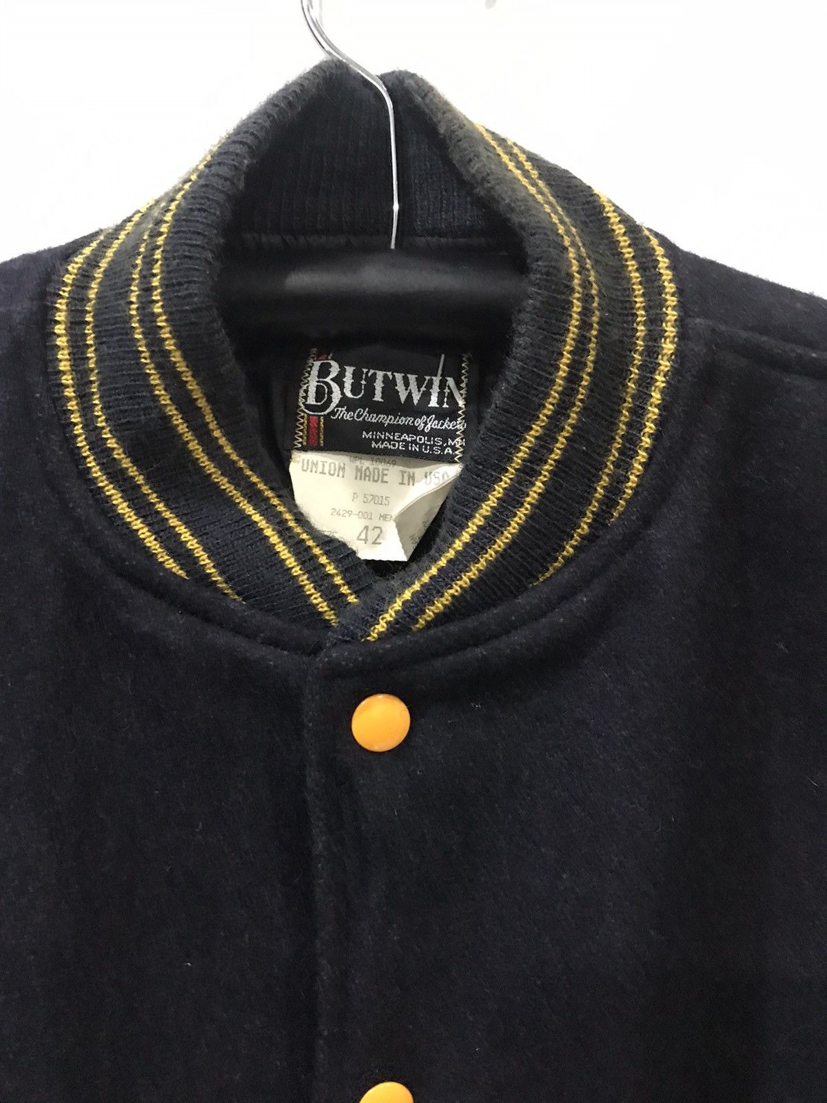 Vintage Vintage BUTWIN USA Made For Champion Varsity Jacket Size US M / EU 48-50 / 2 - 2 Thumbnail