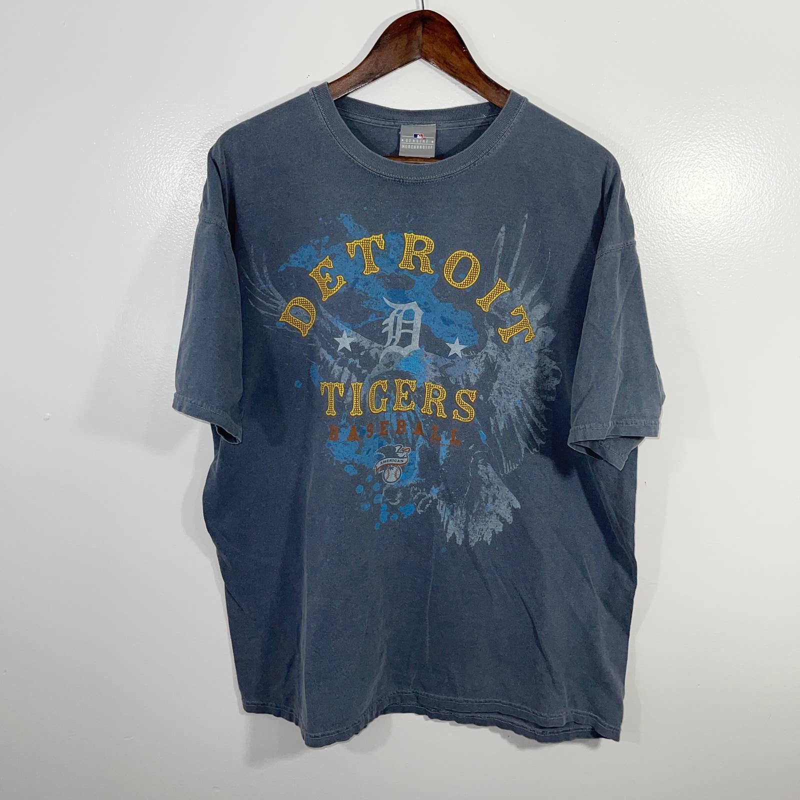 T-shirt Baseball Vintage Majestic Detroit Tigers - Homme Taille L - Y2K