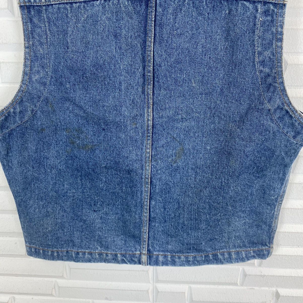 Vintage WRANGLER DENIM VEST JACKET Size US S / EU 44-46 / 1 - 6 Thumbnail