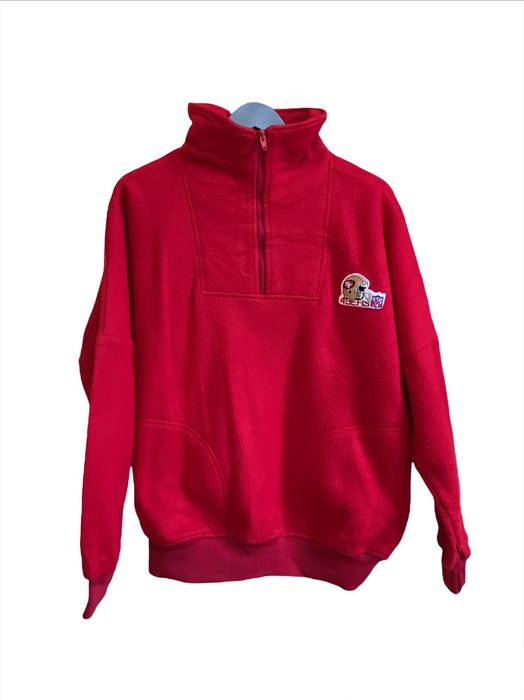 Chalk Line Vintage San Francisco 49Ers NFL Half Zip Fleece Sweatshirt