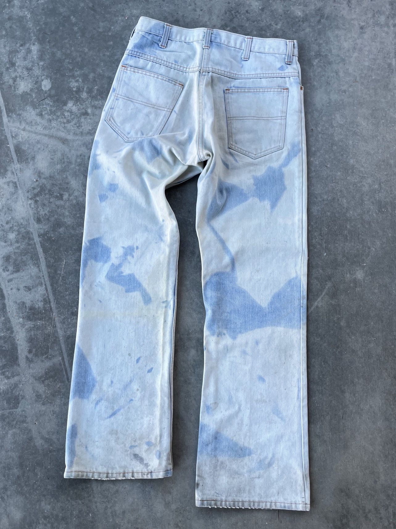 Vintage Vintage 70’s Sun Bleached Denim Jeans Size 32 Size US 32 / EU 48 - 2 Preview