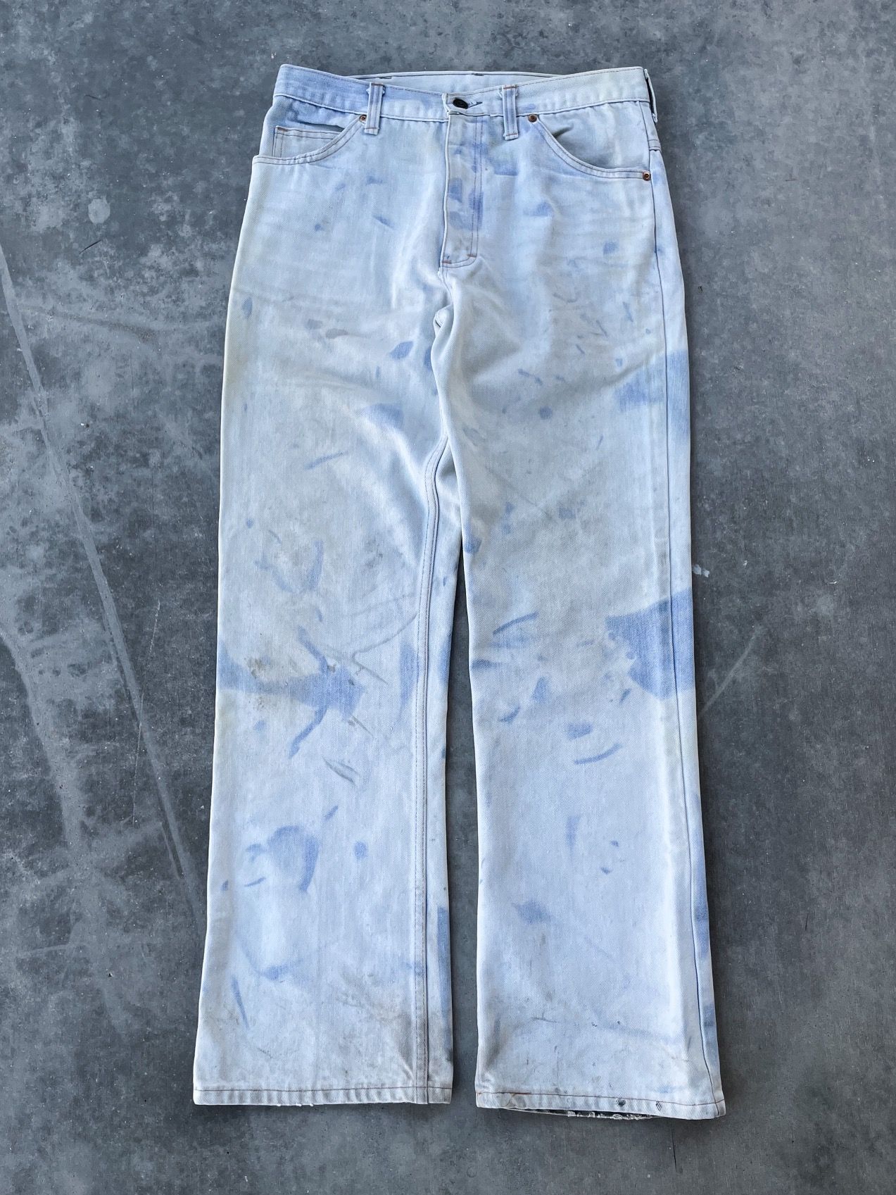 Vintage Vintage 70’s Sun Bleached Denim Jeans Size 32 Size US 32 / EU 48 - 1 Preview