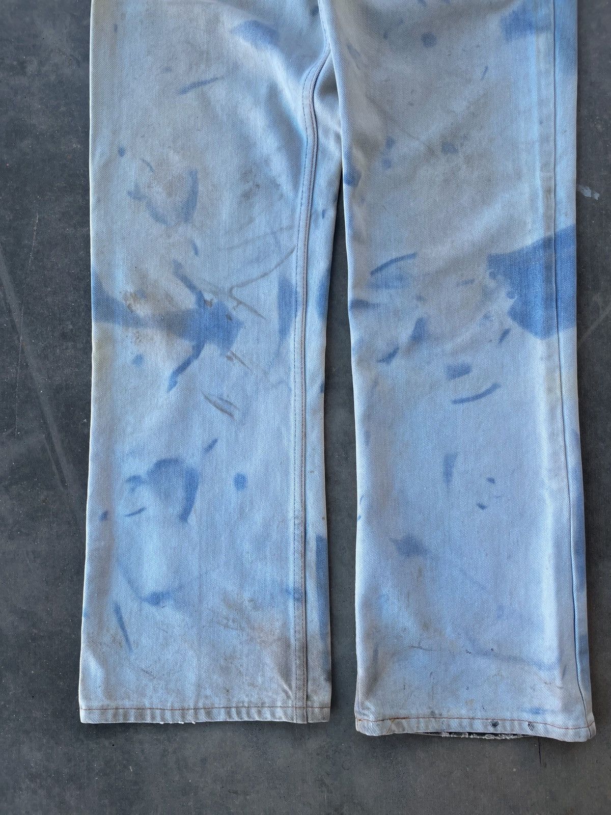 Vintage Vintage 70’s Sun Bleached Denim Jeans Size 32 Size US 32 / EU 48 - 4 Preview