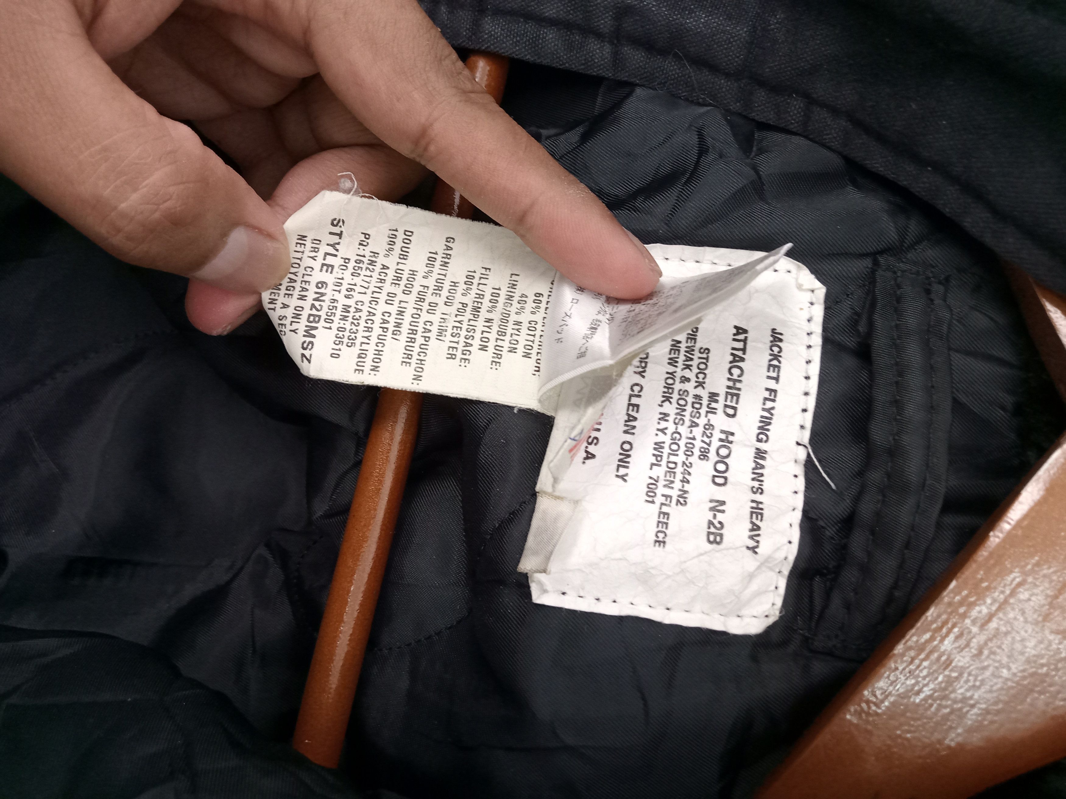 Vintage Vintage 80s N2B Flying Jacket Hooded Made In USA Size US S / EU 44-46 / 1 - 6 Thumbnail