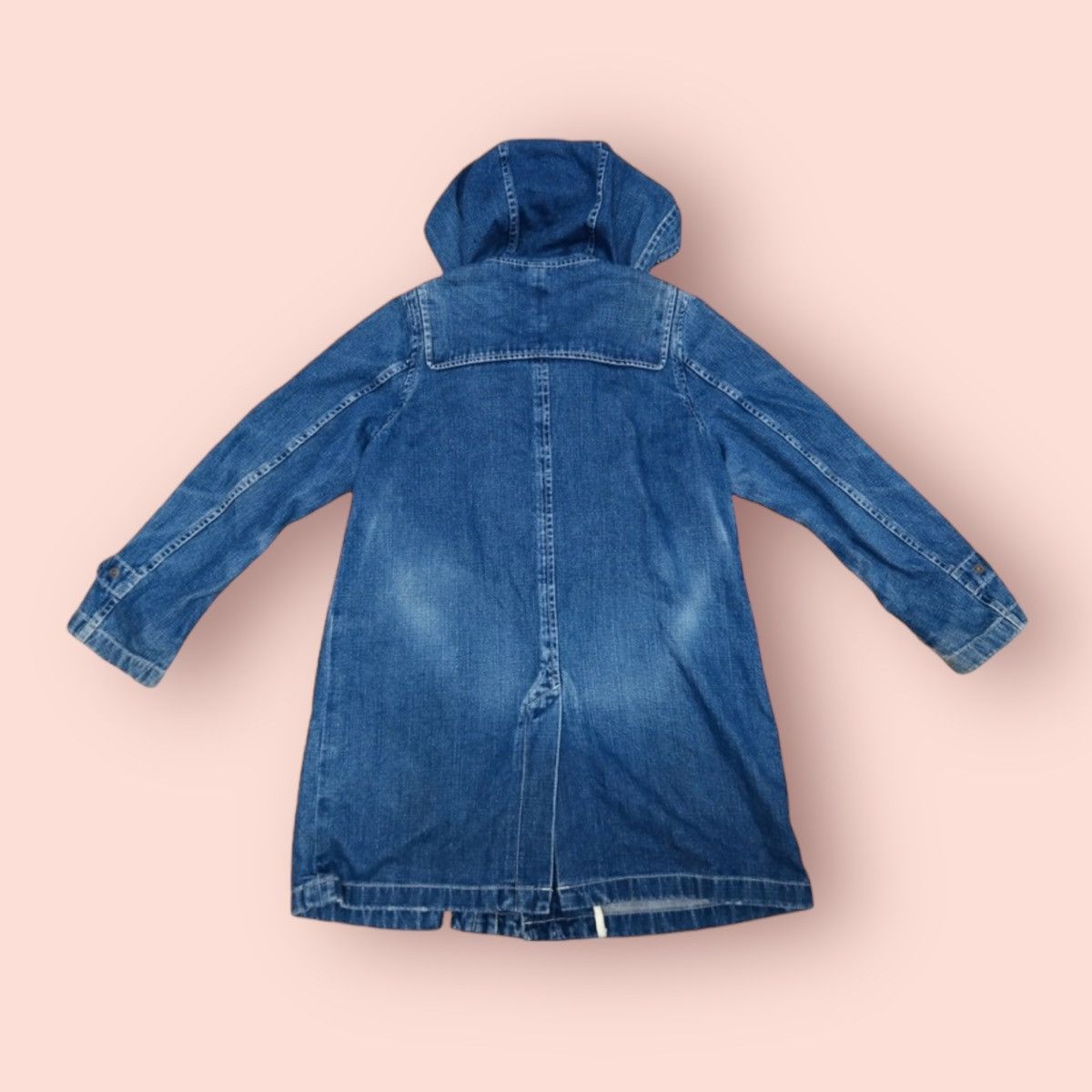 Edition Japan × Japanese Brand VINTAGE RNA INC. LEATHER PEA DENIM PARKA Size US M / EU 48-50 / 2 - 9 Thumbnail