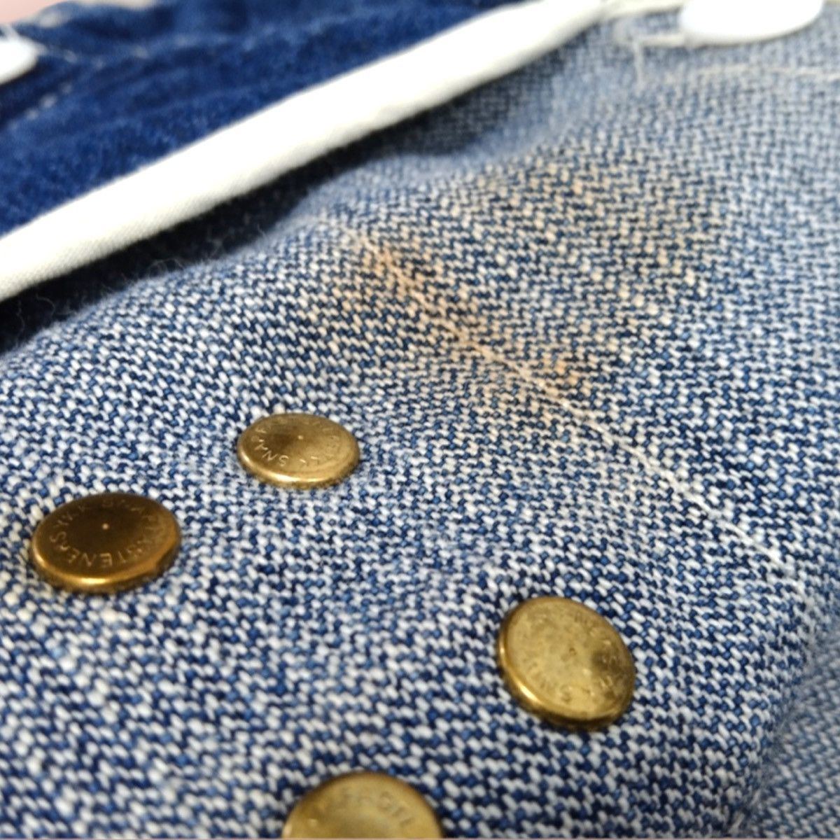 Edition Japan × Japanese Brand VINTAGE RNA INC. LEATHER PEA DENIM PARKA Size US M / EU 48-50 / 2 - 16 Thumbnail