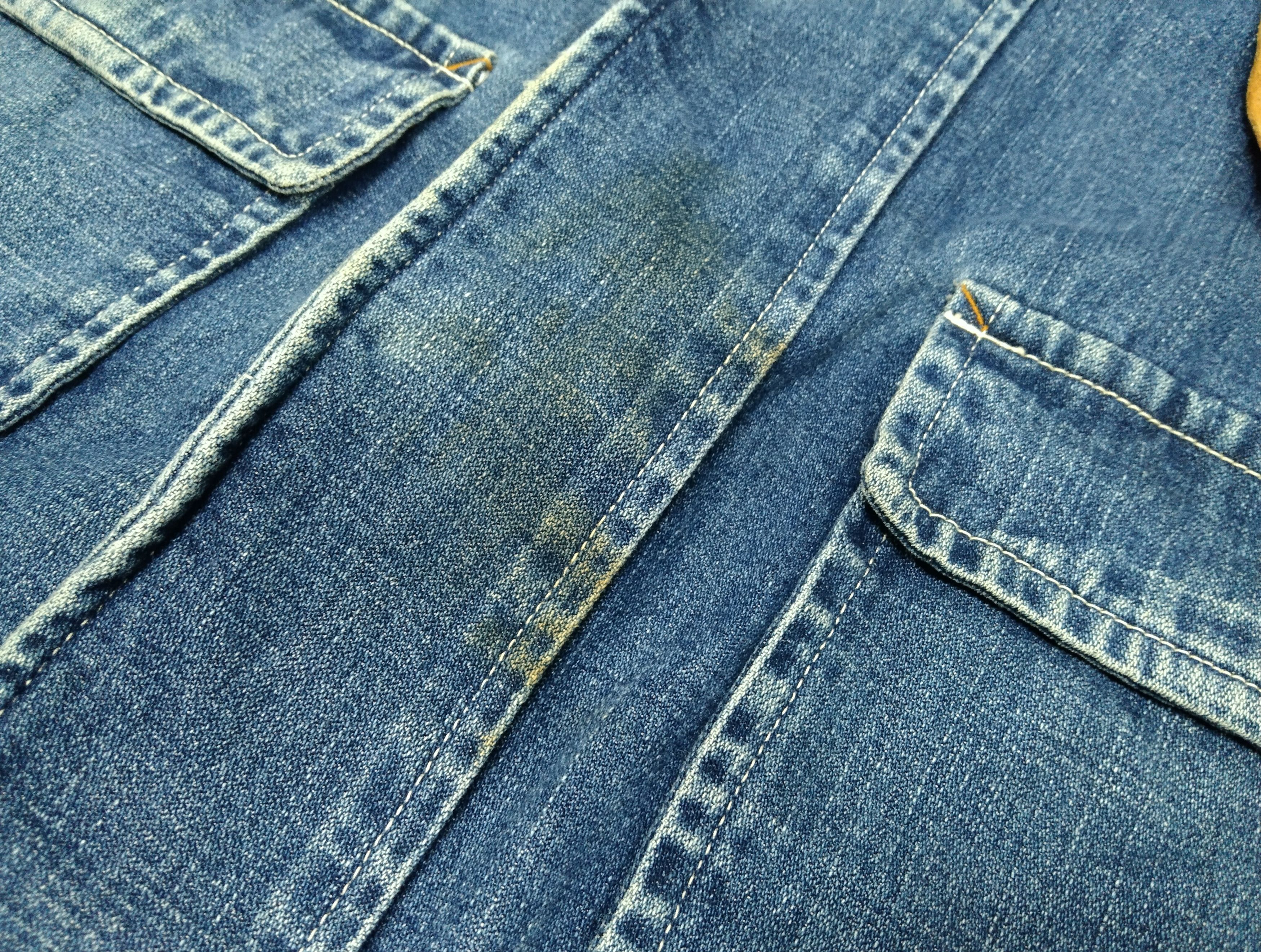 Edition Japan × Japanese Brand VINTAGE RNA INC. LEATHER PEA DENIM PARKA Size US M / EU 48-50 / 2 - 13 Thumbnail