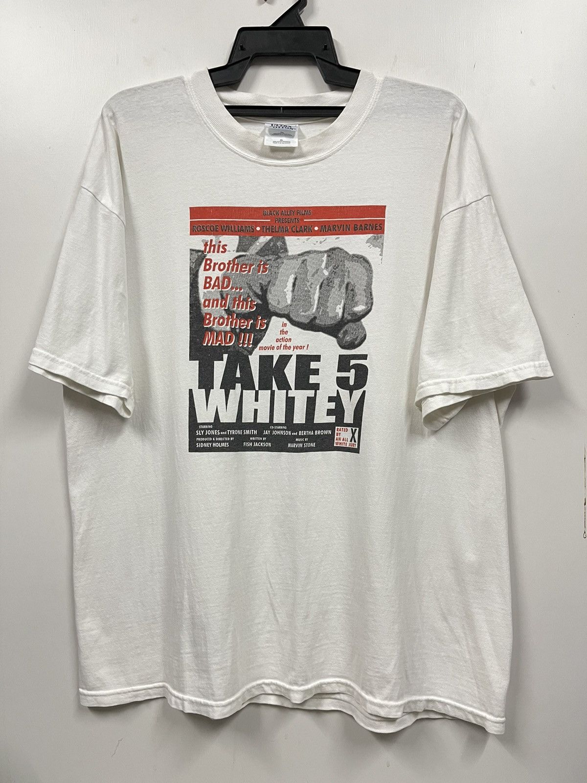 Other Vintage 90s Black History Movie Take 5 Whitey Tee Size US XL / EU 56 / 4 - 2 Thumbnail