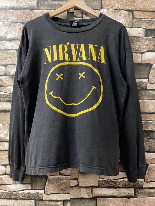 Nirvana NIRVANA NEVERMIND LONG SLEEVE 90S VERY RARE | Grailed