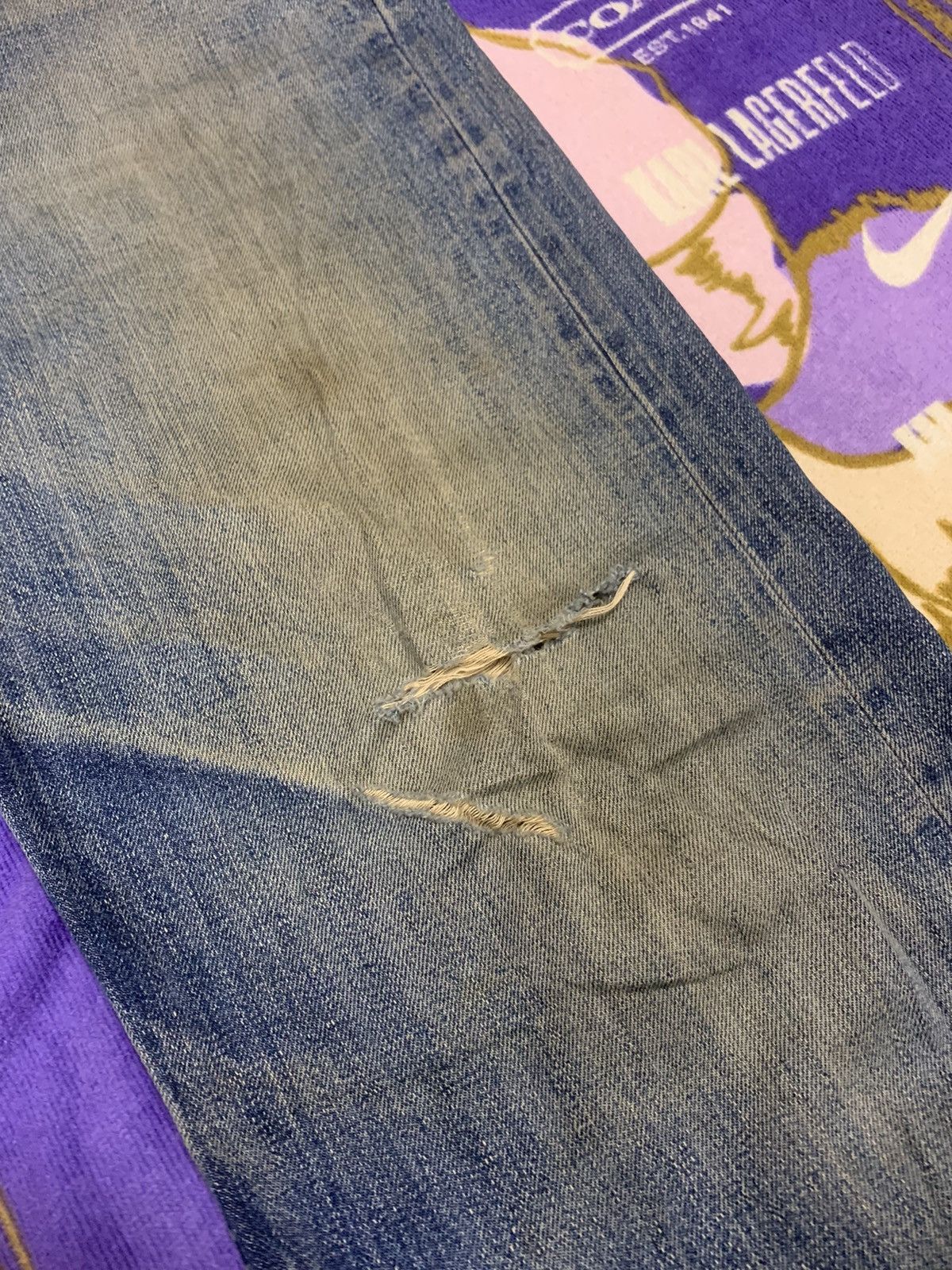 Japanese Brand × Levi's Distressed Denim LEVIS 504 Made in Japan x Rare Size US 32 / EU 48 - 10 Thumbnail