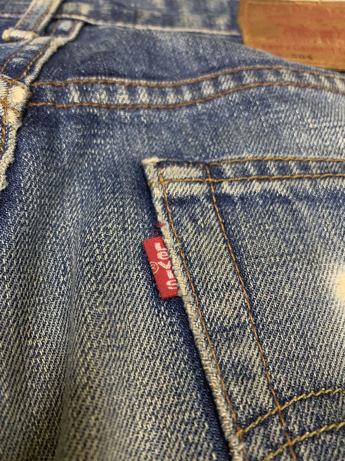 Japanese Brand × Levi's Distressed Denim LEVIS 504 Made in Japan x Rare Size US 32 / EU 48 - 4 Thumbnail