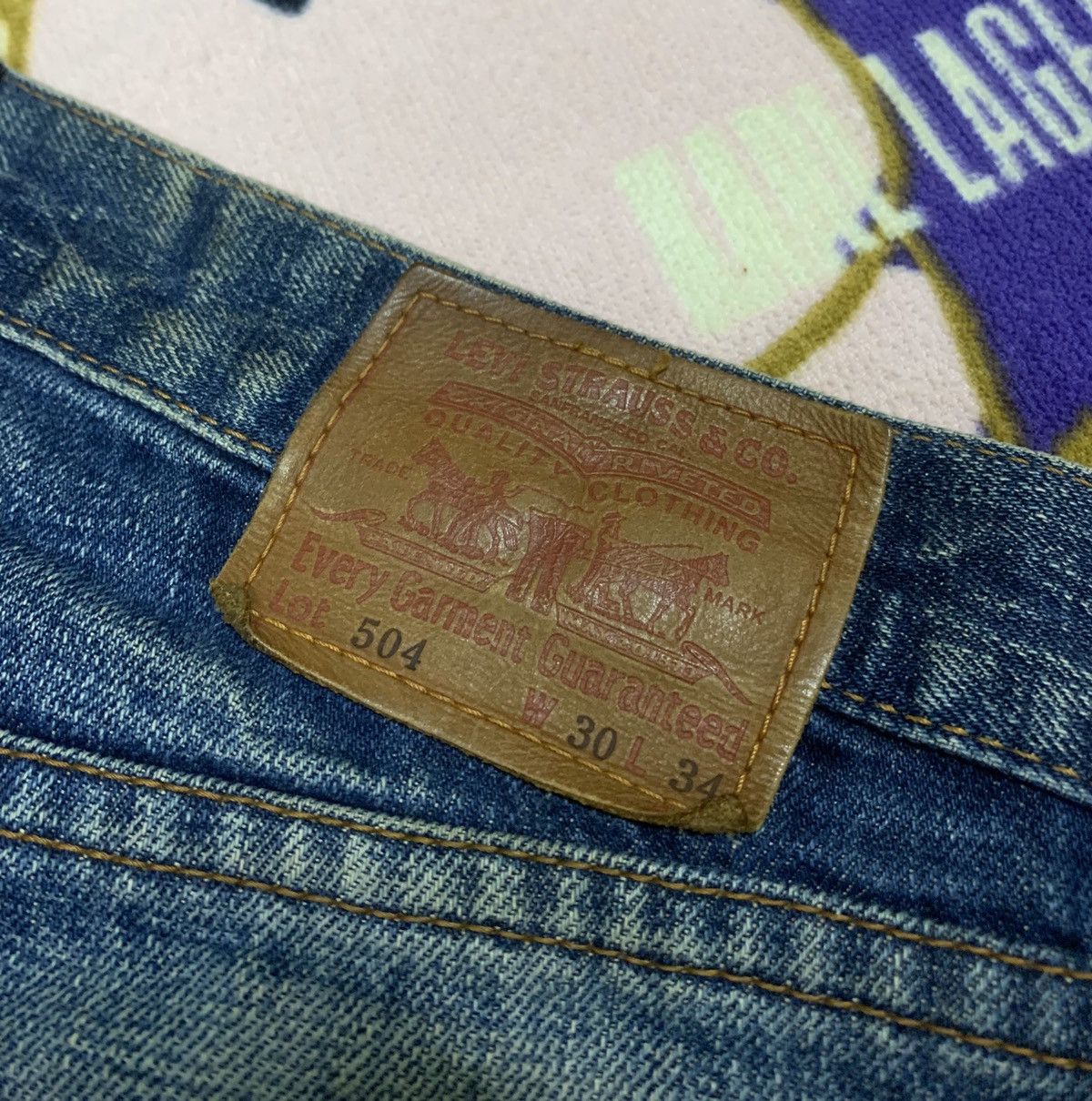 Japanese Brand × Levi's Distressed Denim LEVIS 504 Made in Japan x Rare Size US 32 / EU 48 - 6 Thumbnail