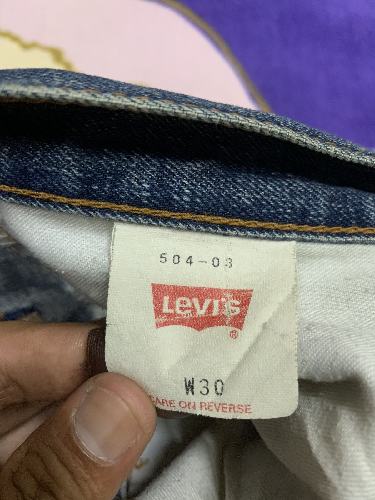 Japanese Brand × Levi's Distressed Denim LEVIS 504 Made in Japan x Rare Size US 32 / EU 48 - 12 Thumbnail