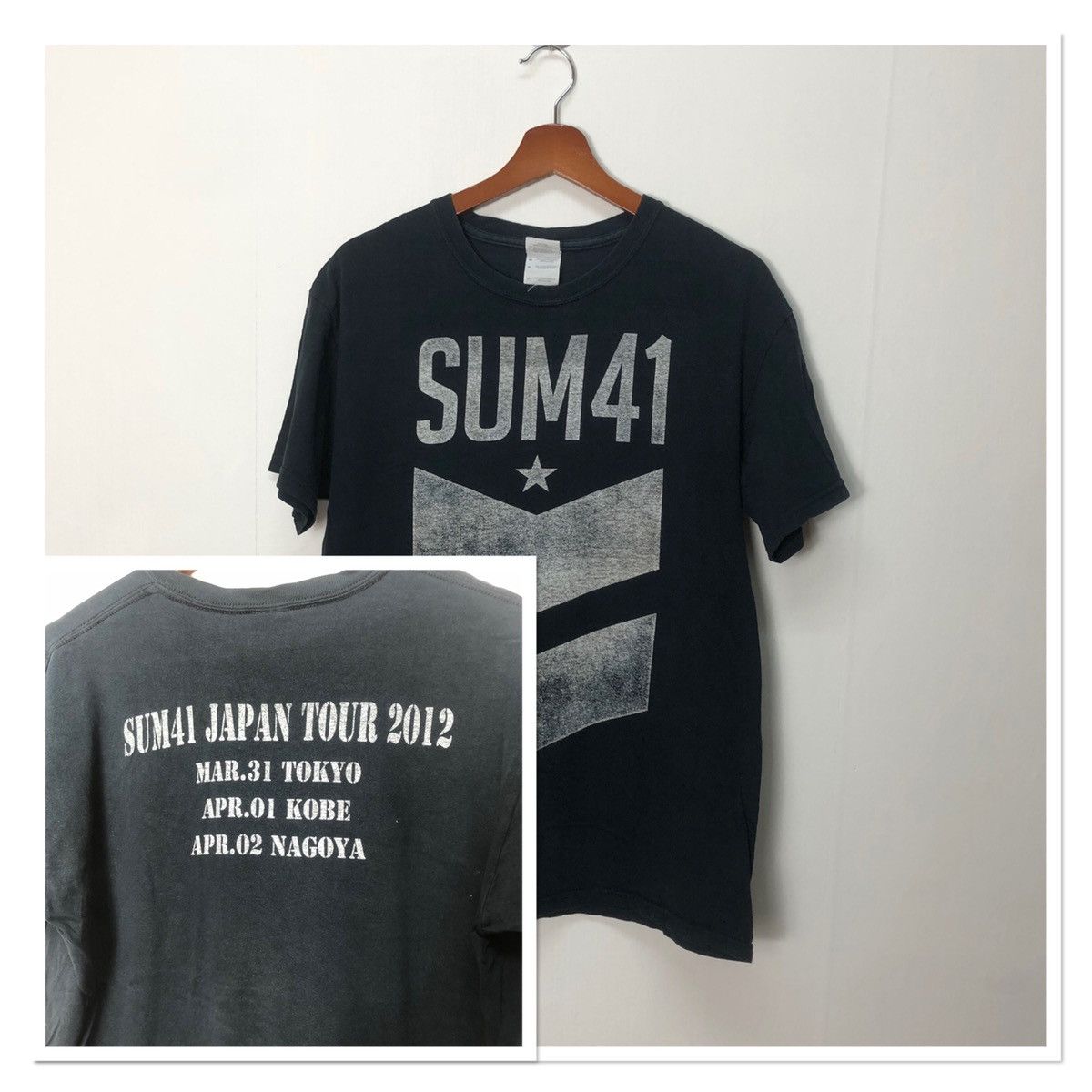 Band Tees × Vintage Vintage 2012 Japan Tour SUM 41 Tee | Grailed